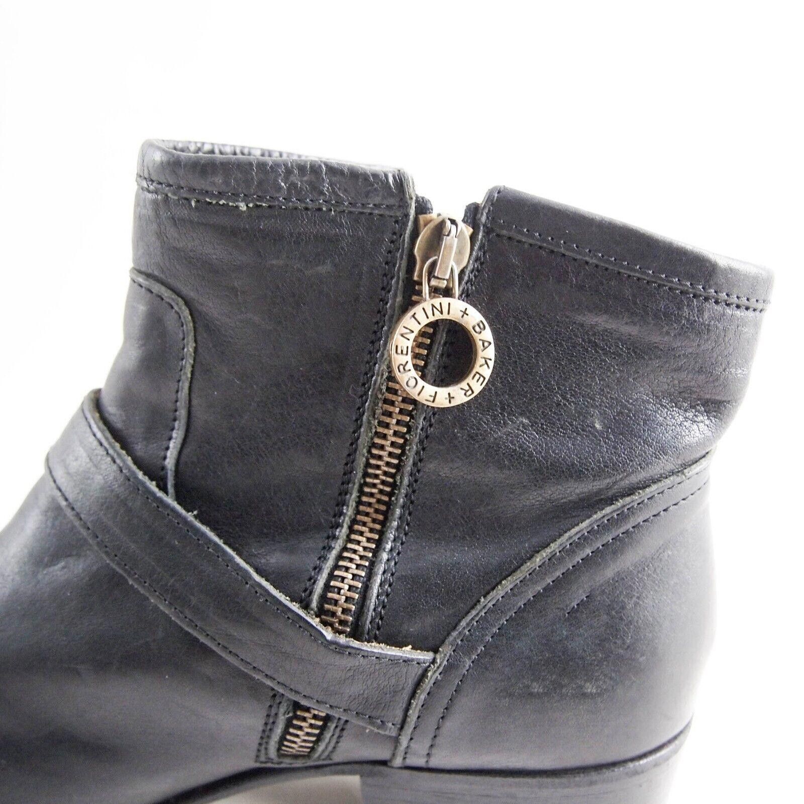 Fiorentini + Baker Fiorentini + Baker Biker Boots Black Leather US 9.5 EU 39.5 Size US 9.5 / IT 39.5 - 4 Thumbnail