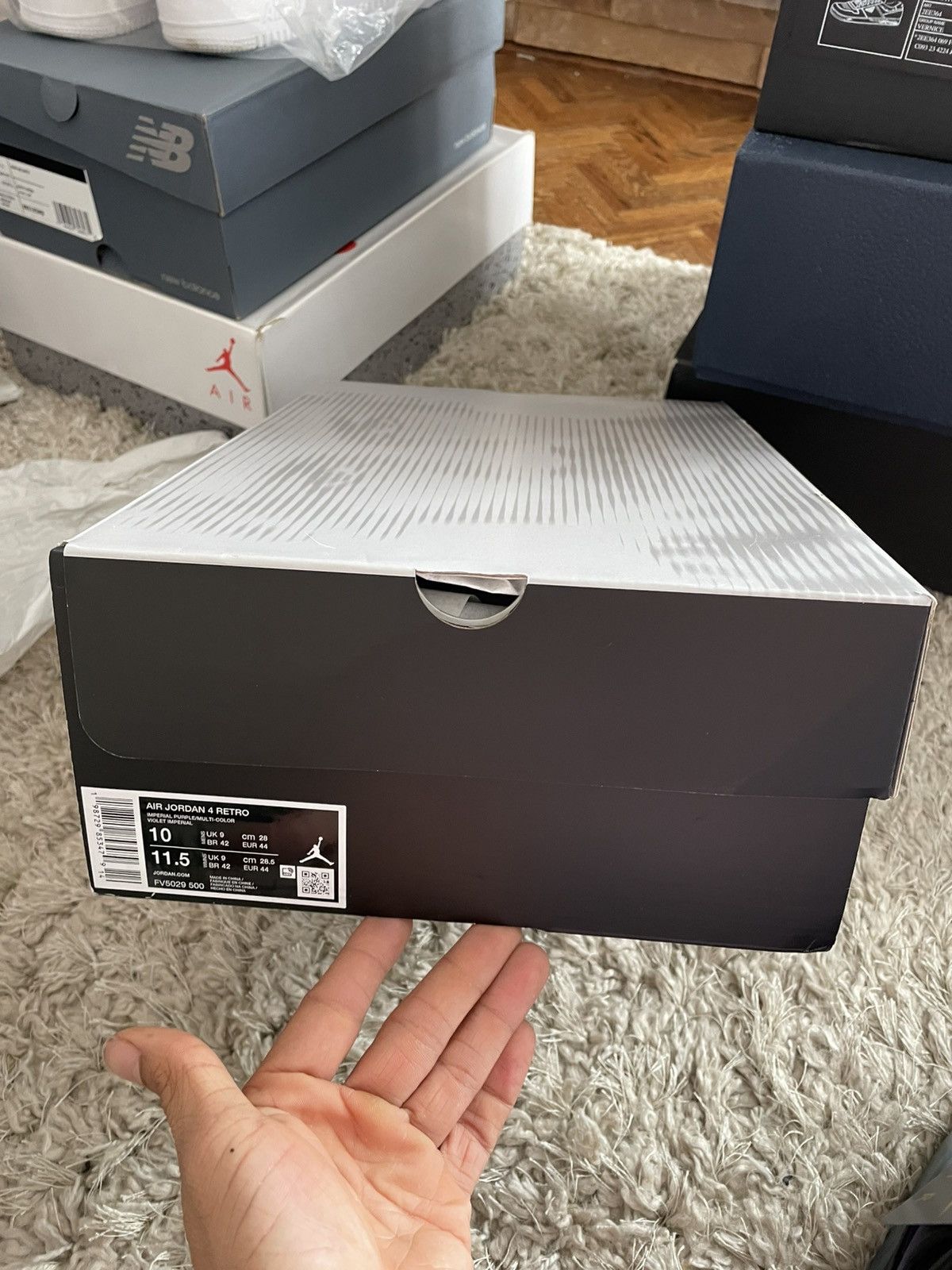 Jordan Brand Jordan 4 Lakers Size US 10 / EU 43 - 9 Thumbnail