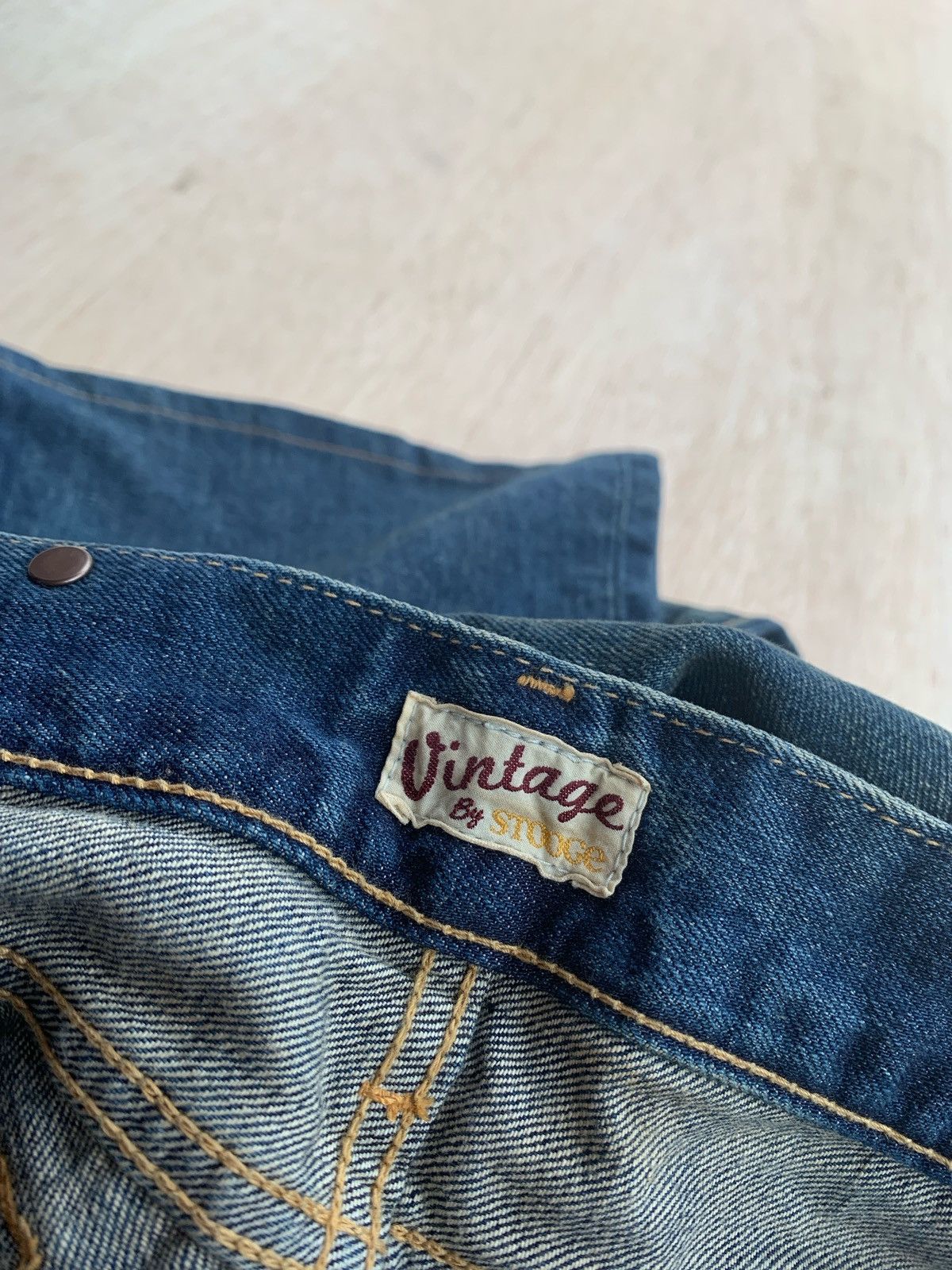 Hysteric Glamour × If Six Was Nine × Japanese Brand Flare Jeans Vintage By Stooge Denim Bootcut Size US 30 / EU 46 - 7 Thumbnail