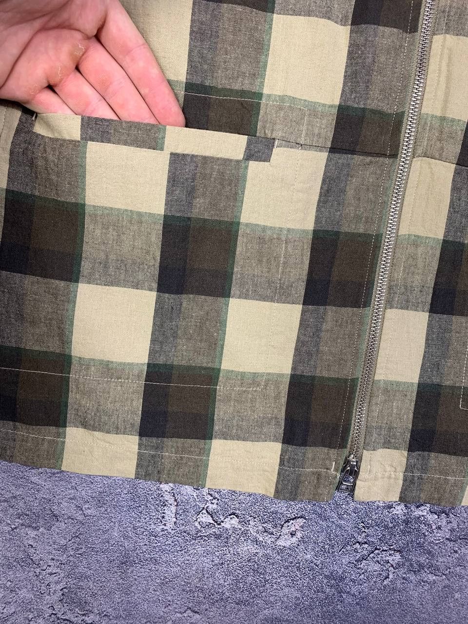 Folk Folk Men’s Zip Ovesrhirt Jacket Multi Check Size L (3) Size US L / EU 52-54 / 3 - 9 Thumbnail