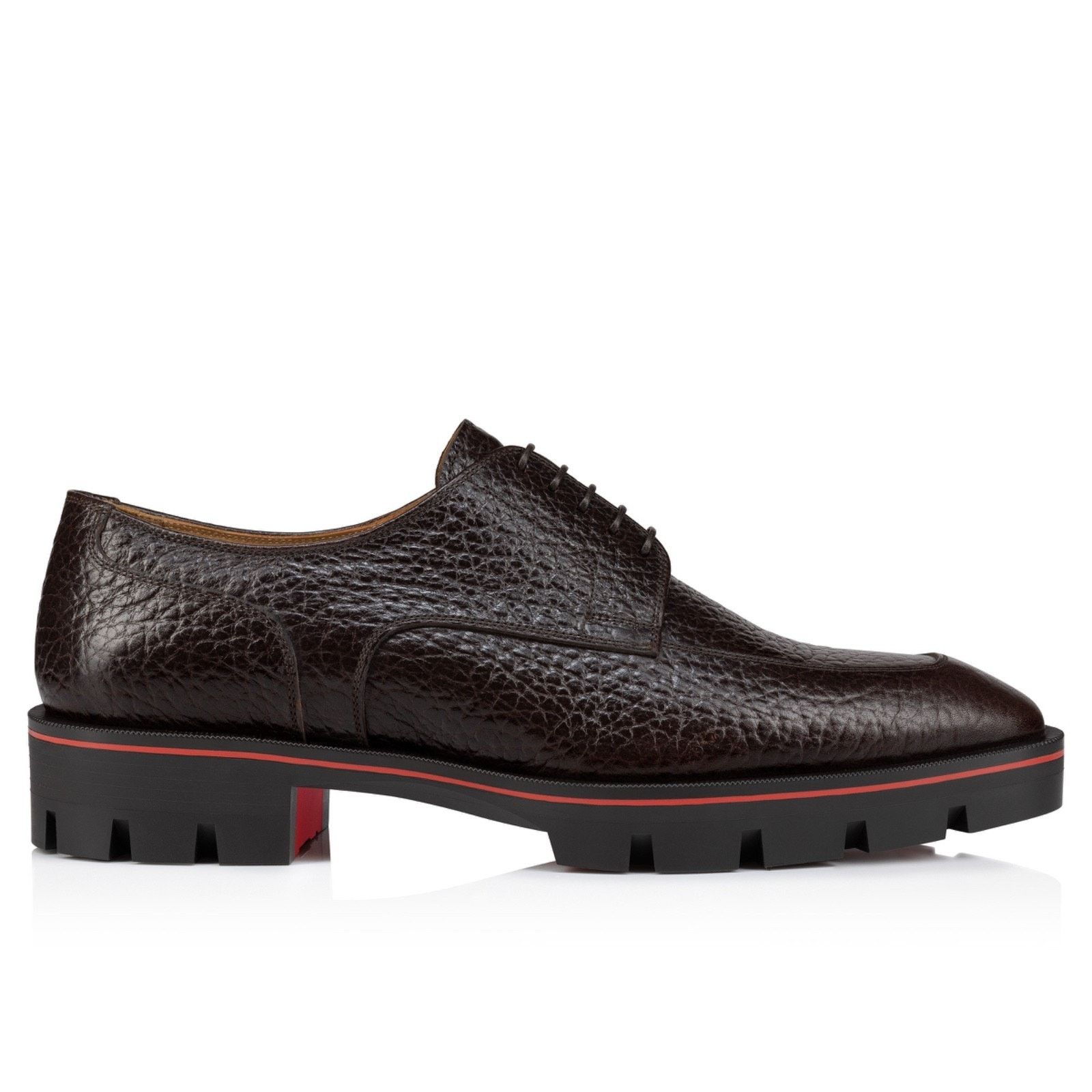 Christian Louboutin Christian Louboutin Brown Lug Sole Derby Oxford Loafer 44 11 Size US 11 / EU 44 - 3 Thumbnail