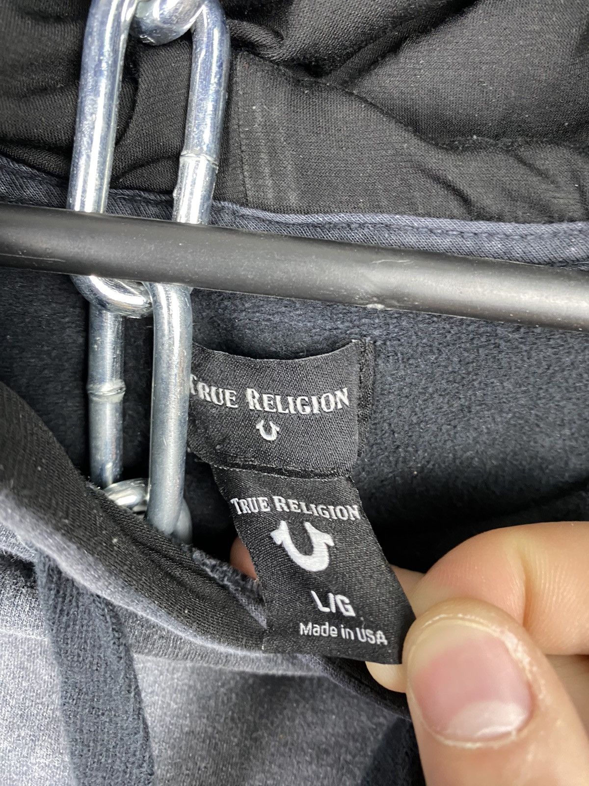 True Religion Mens Vintage True Religion Oversized Hoodie Y2K RARE Size US L / EU 52-54 / 3 - 5 Thumbnail