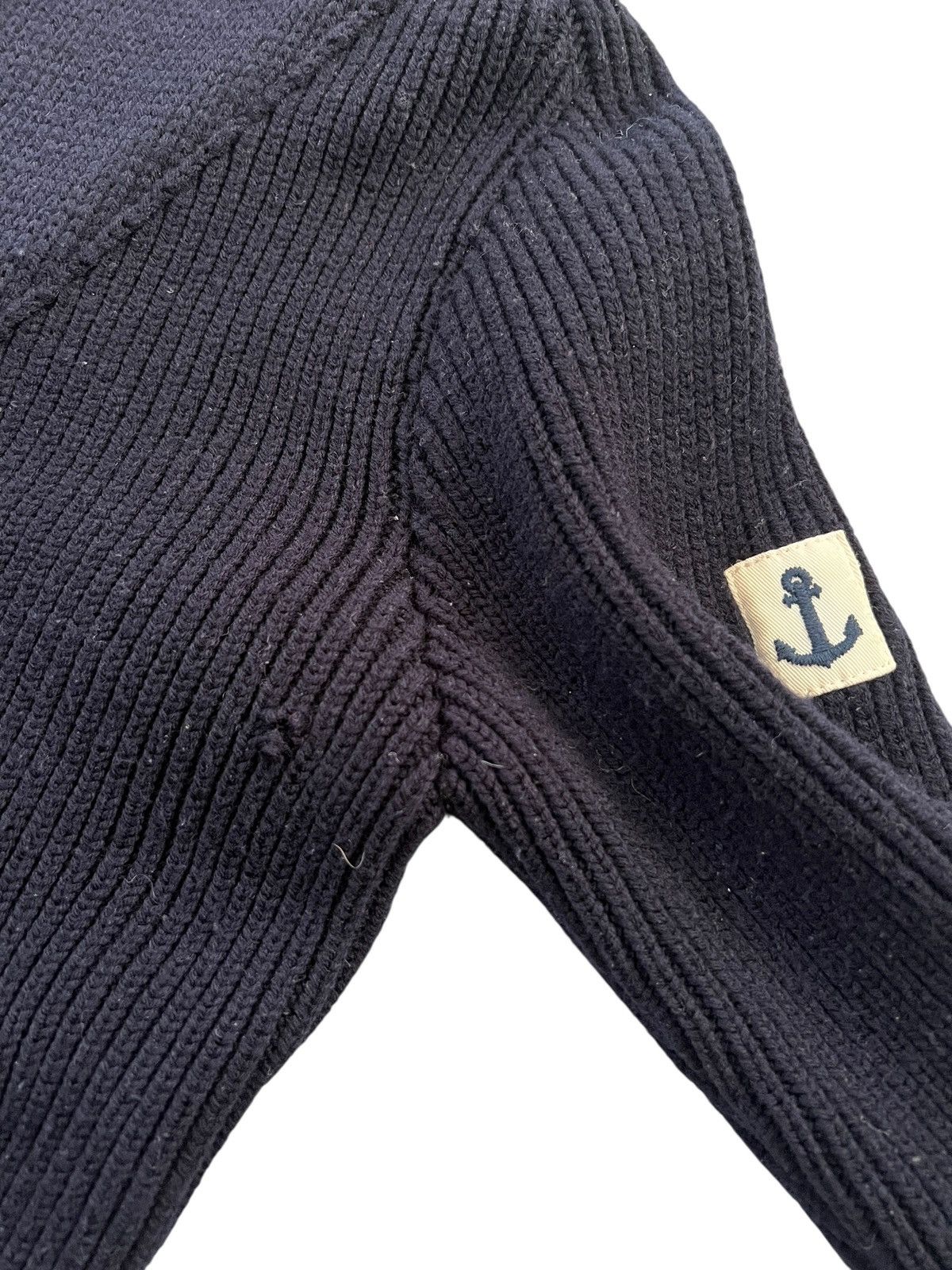 Blue Blue Japan Blue Blue Indigo Zipper Navy Knit Sweater Size US M / EU 48-50 / 2 - 6 Thumbnail