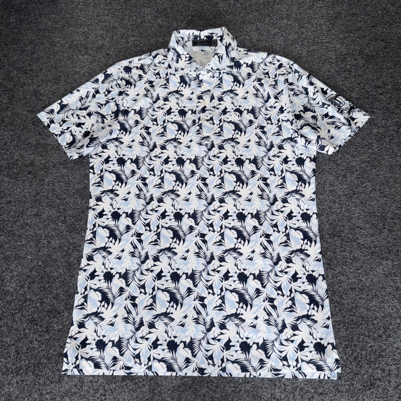 G/FORE G/FORE Polo Shirt Mens Palm Fronds Tech Pique Slim Golf Size US S / EU 44-46 / 1 - 1 Thumbnail