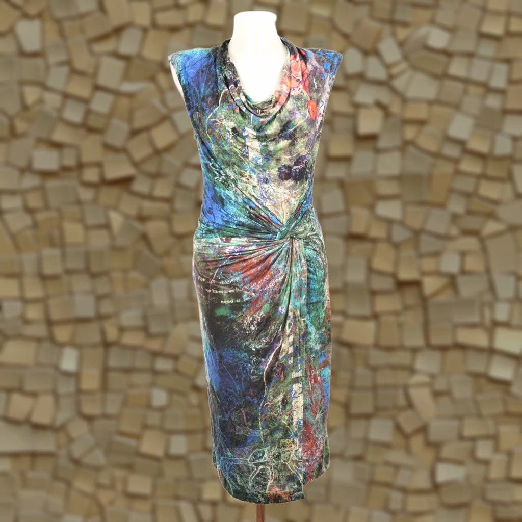 Desigual Desigual Dream Runway Viscose Dress, 16V2079 4000, Size M, Multicolor, Tank Dress, Short Dress, Women, Regular, 100% Viscose Size M / US 6-8 / IT 42-44 - 1 Thumbnail