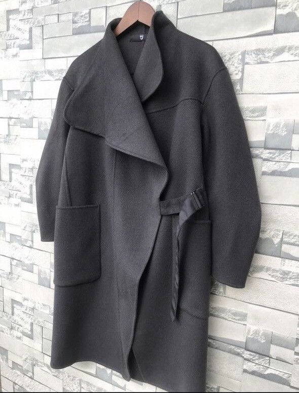 Jil Sander Jil Sander Uniqlo Belted Wool Coat Size US M / EU 48-50 / 2 - 7 Thumbnail
