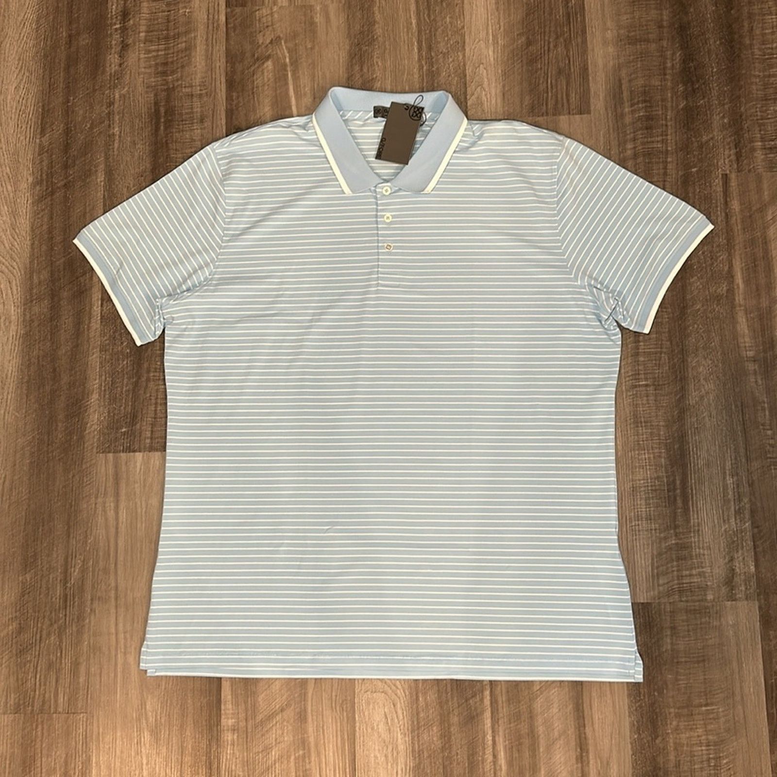 G/FORE G/Fore Perforated Stripe Tech Modern Polo - 2XL Size US XXL / EU 58 / 5 - 2 Thumbnail