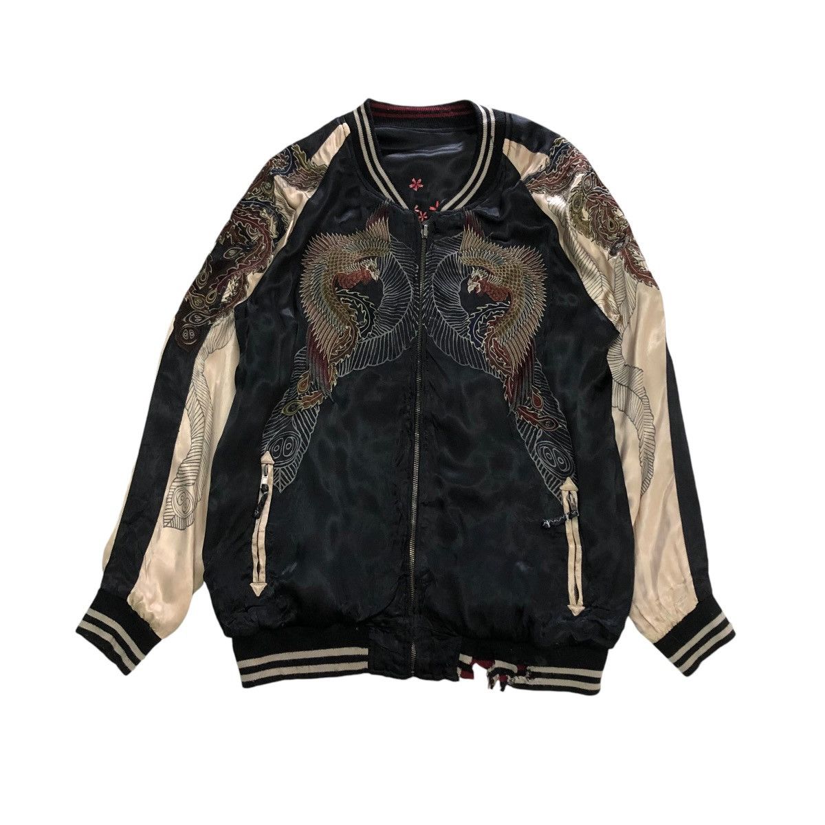 Japanese Brand 🔥VINTAGE REVERSIBLE JACKET SUKAJAN SOVEINER EMBROIDERRED Size US M / EU 48-50 / 2 - 1 Thumbnail