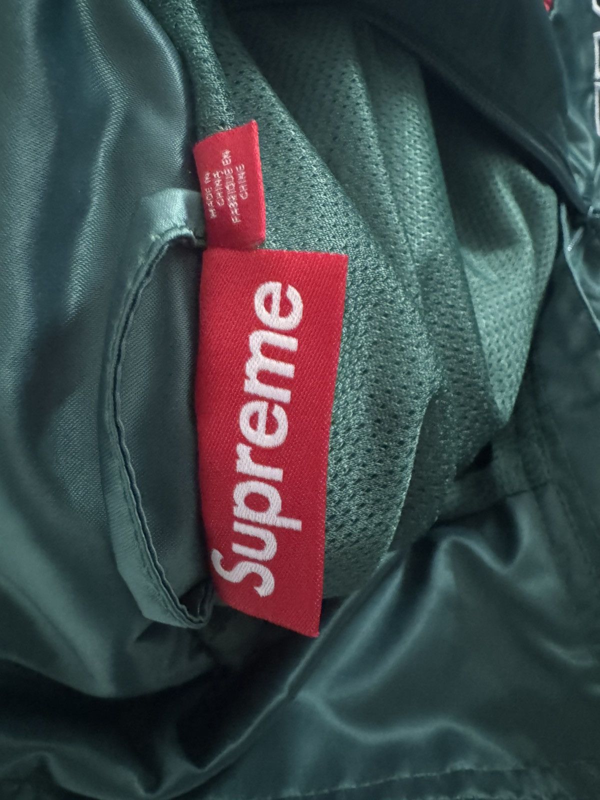 Supreme Supreme Satin Piping Pullover ‘Green’ Size US S / EU 44-46 / 1 - 7 Thumbnail