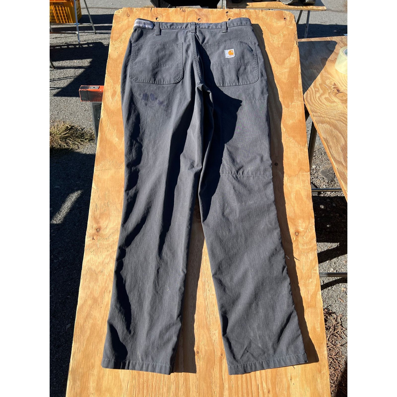 Carhartt Carhartt Relaxed Fit Canvas Gray Men 30x32 Work Pants Y2K Size US 30 / EU 46 - 3 Thumbnail