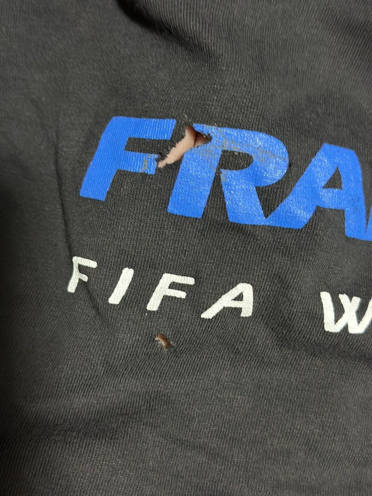 Vintage Vintage Fifa World Cup France Faded Tee Size US M / EU 48-50 / 2 - 5 Thumbnail