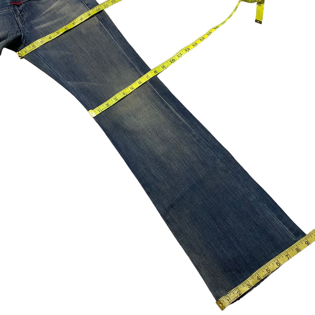 Marithe + Francois Girbaud Marithe Francois Girbaud Denim Flare Jeans Size 28" / US 6 / IT 42 - 20 Thumbnail