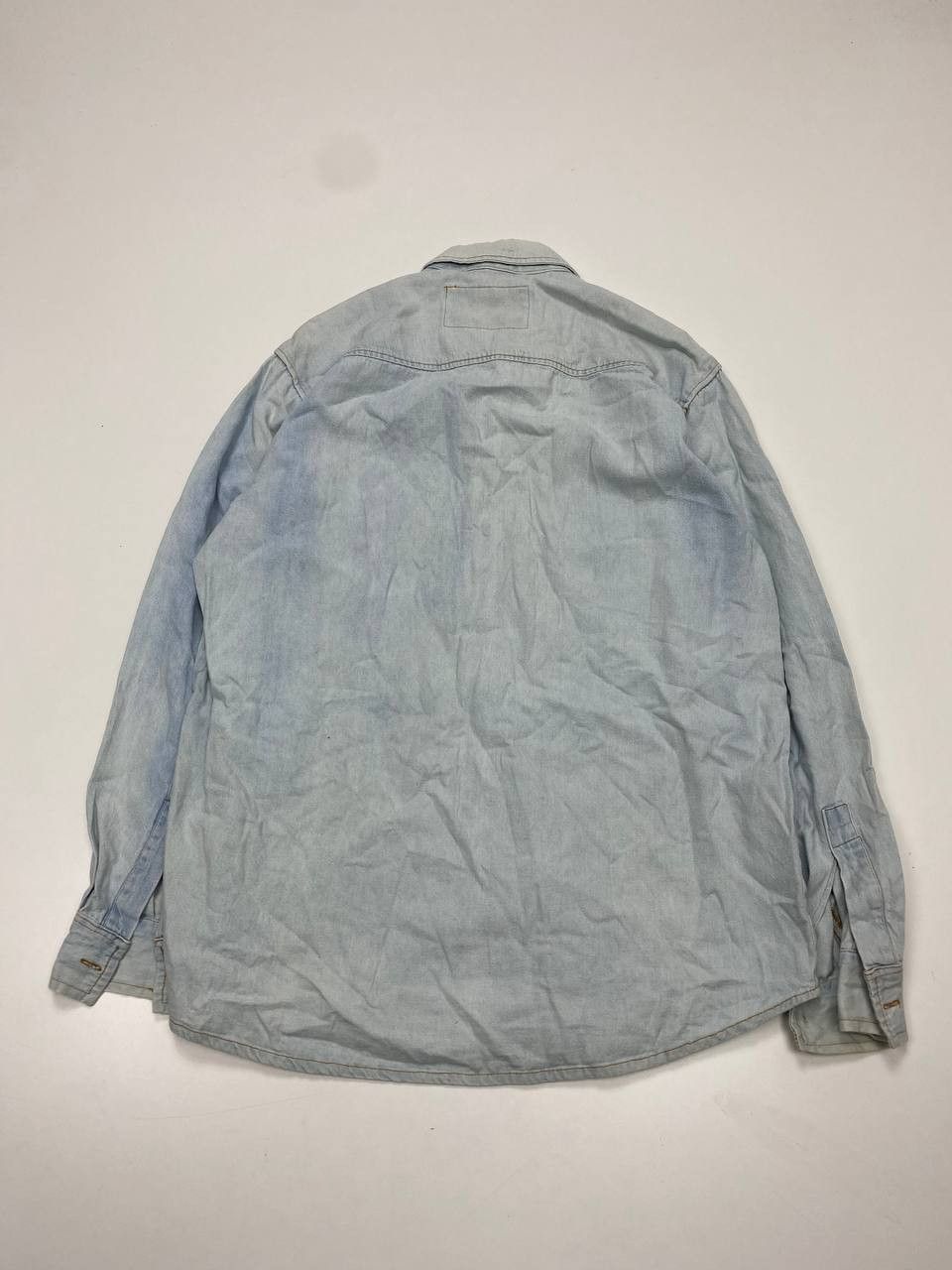 Avirex Avirex USA Light Blue Denim Shirt Vintage 90s Men M Size US M / EU 48-50 / 2 - 7 Thumbnail