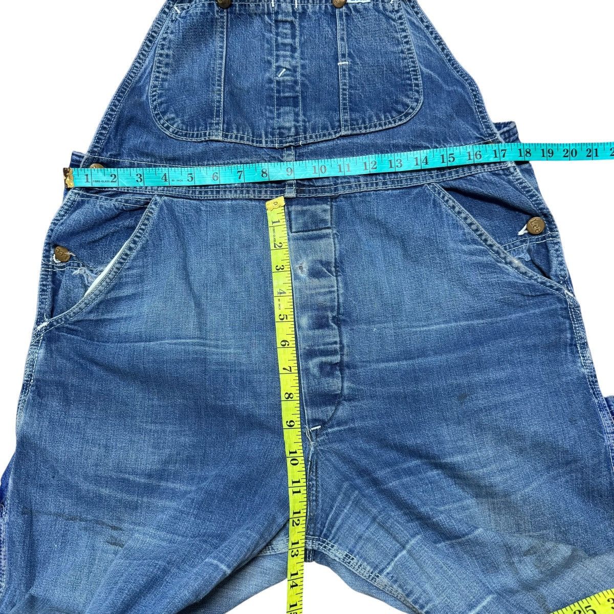 Lee Vintage 60s Lee Union Made Denim Overalls Size US 34 / EU 50 - 16 Thumbnail
