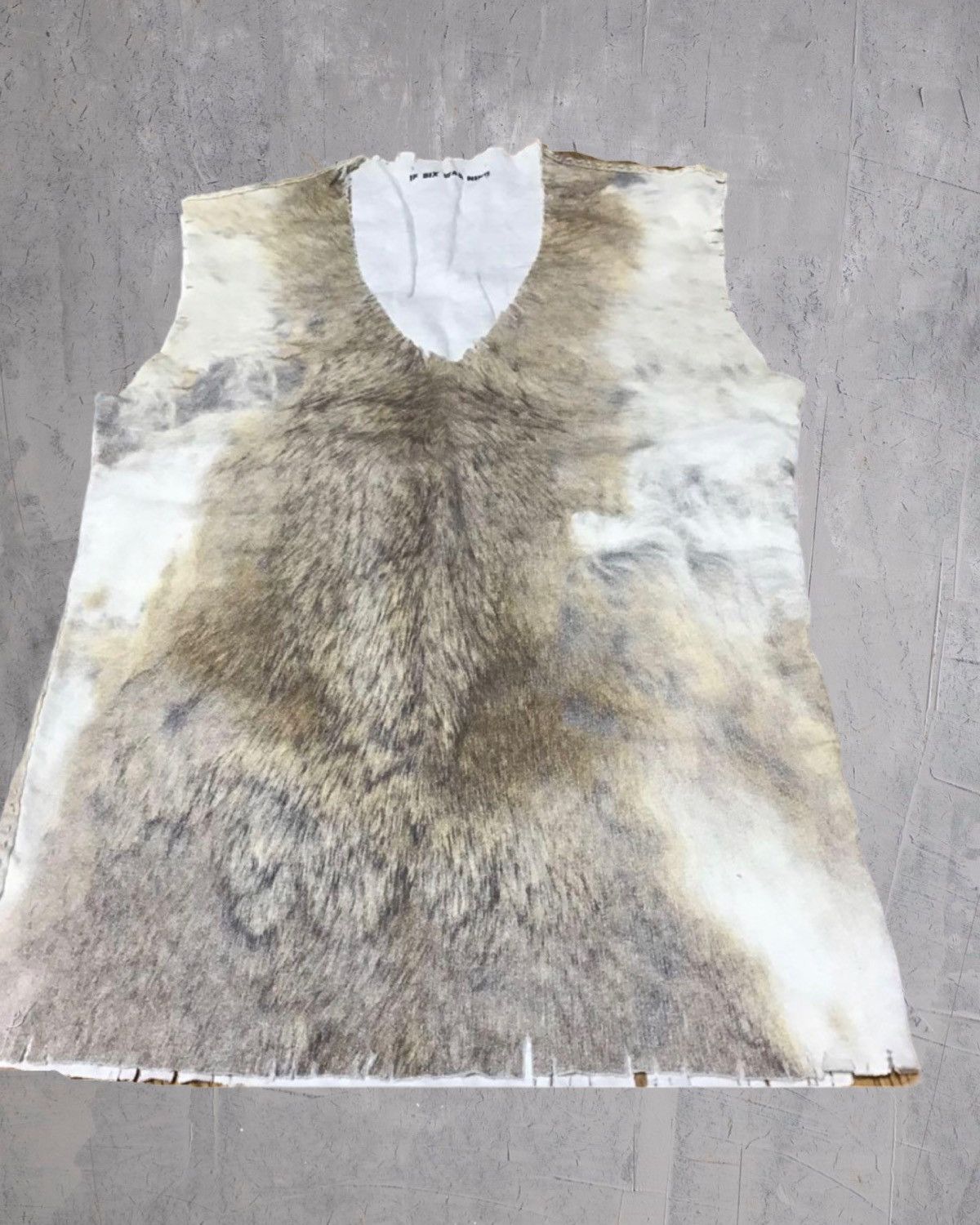 If Six Was Nine × Japanese Brand × Le Grande Bleu (L.G.B.) If Six Was Nine Long fur print Tank top Size US S / EU 44-46 / 1 - 1 Thumbnail