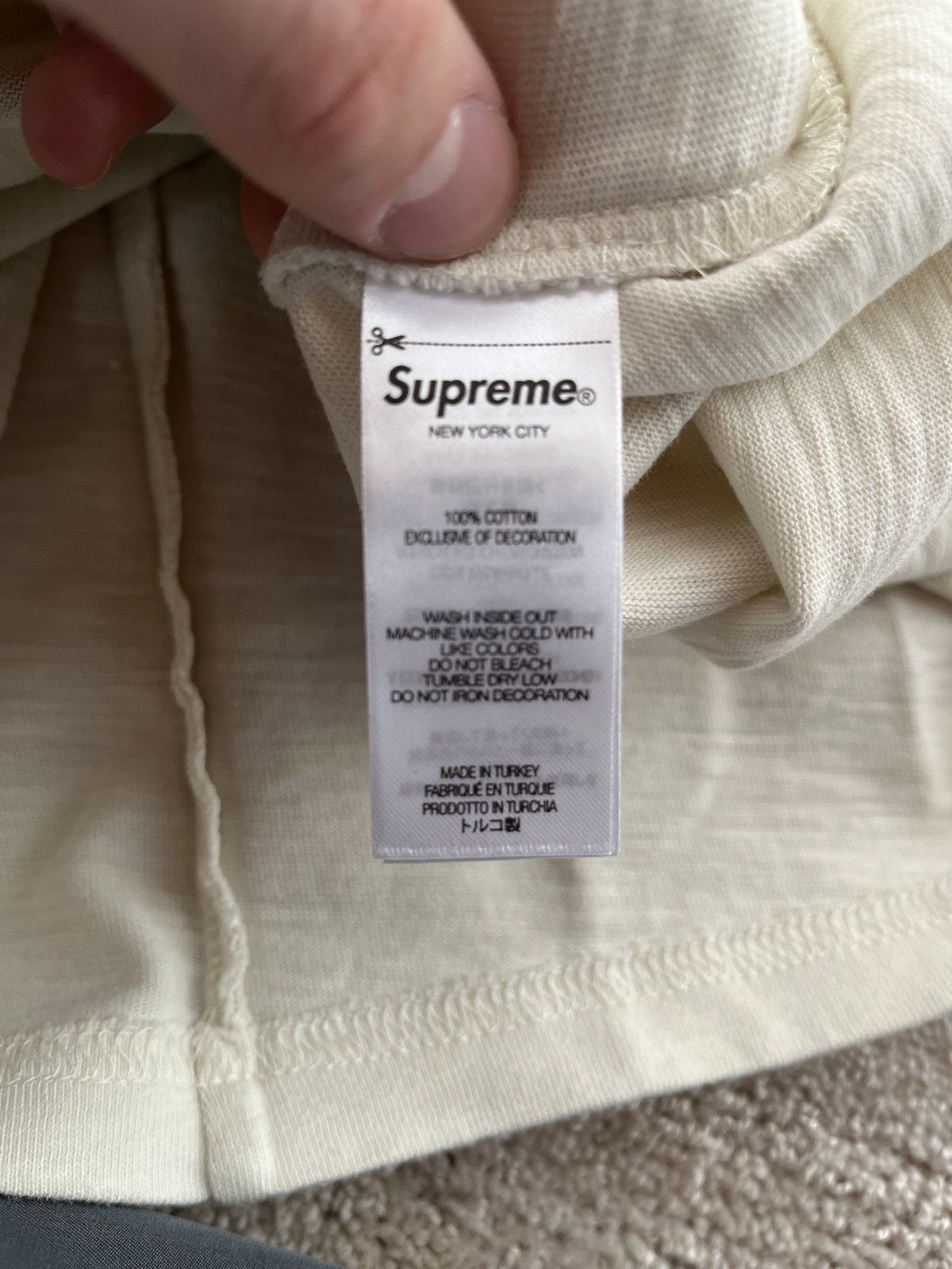 Supreme Supreme Patchwork Yoke Football Top Stone Size US S / EU 44-46 / 1 - 6 Thumbnail