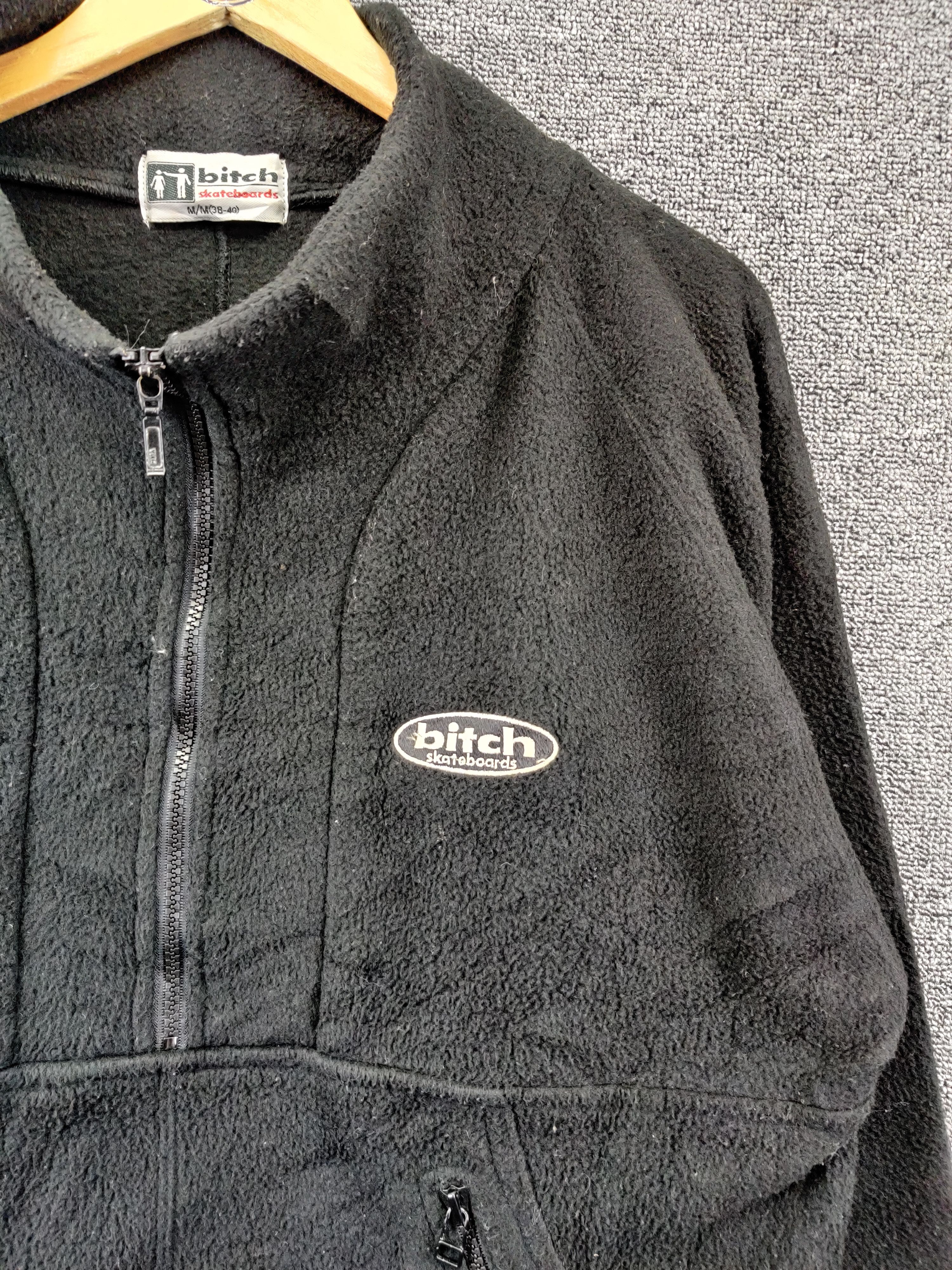 Vintage Vintage Bitch Skateboard Fleece Half Zipper Jacket Size US M / EU 48-50 / 2 - 7 Thumbnail