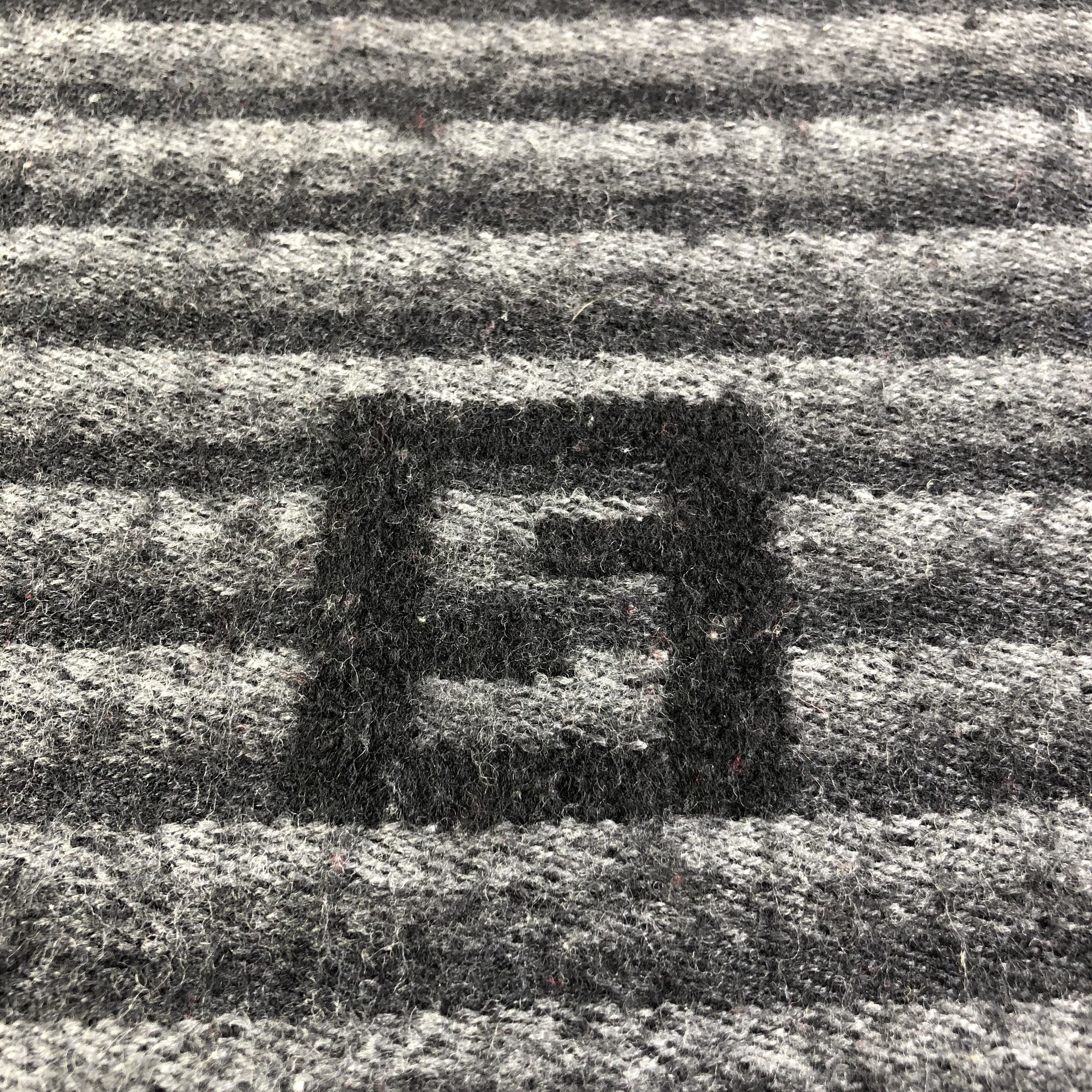 Japanese Brand Fendi FF Striped Wool Scarf Muffler V1308 Size ONE SIZE - 4 Thumbnail