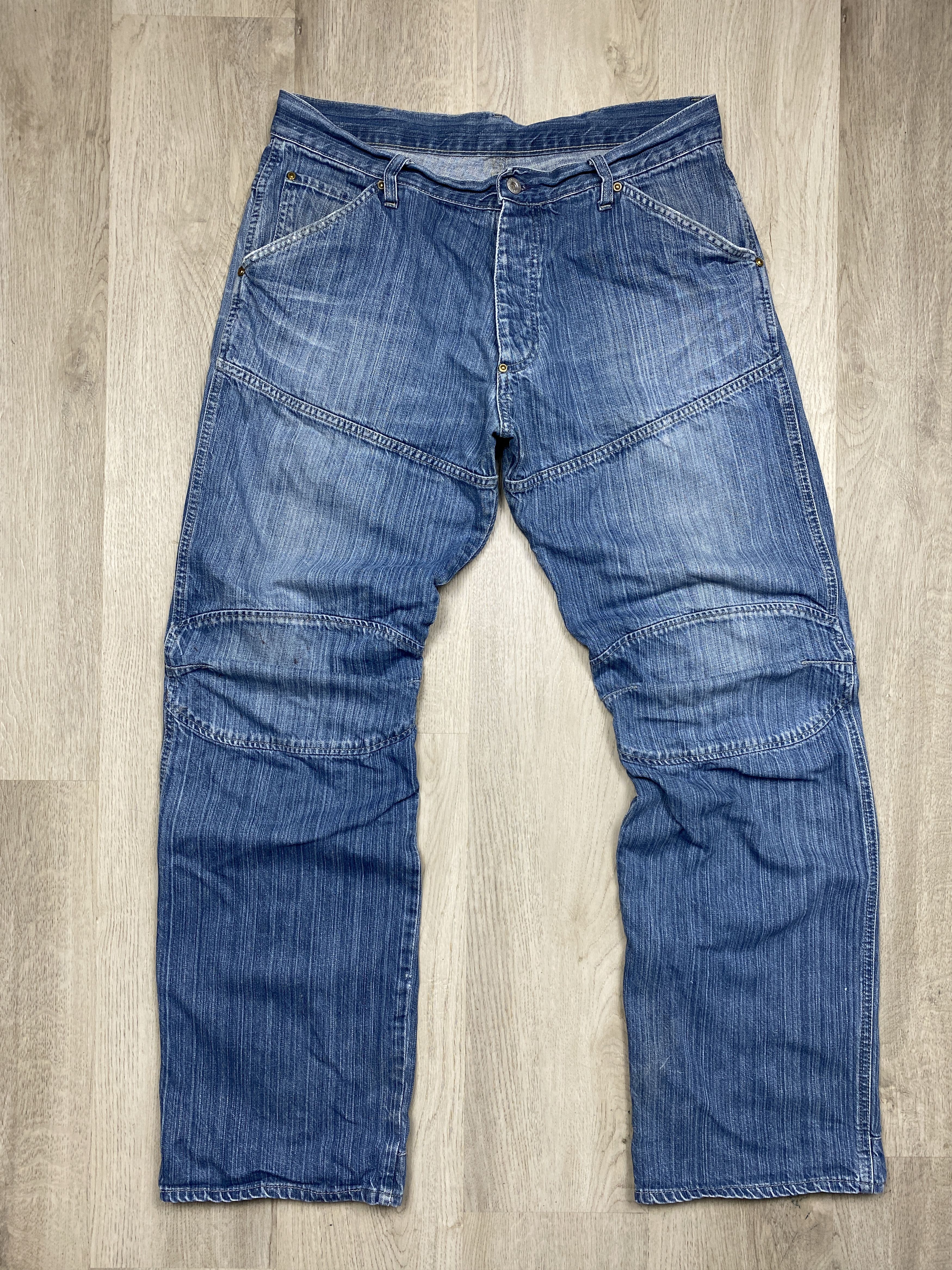 G-Star G Star Raw 90s Vintage Mens Double Knee Denim Pants Jeans Size US 36 / EU 52 - 1 Thumbnail