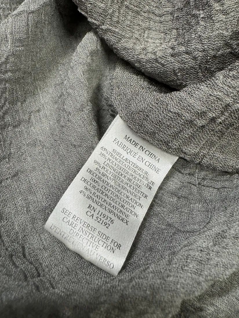 Helmut Lang × Vintage Helmut Lang Concrete Raw Grey Bomber Jacket Size XS / US 0-2 / IT 36-38 - 12 Thumbnail