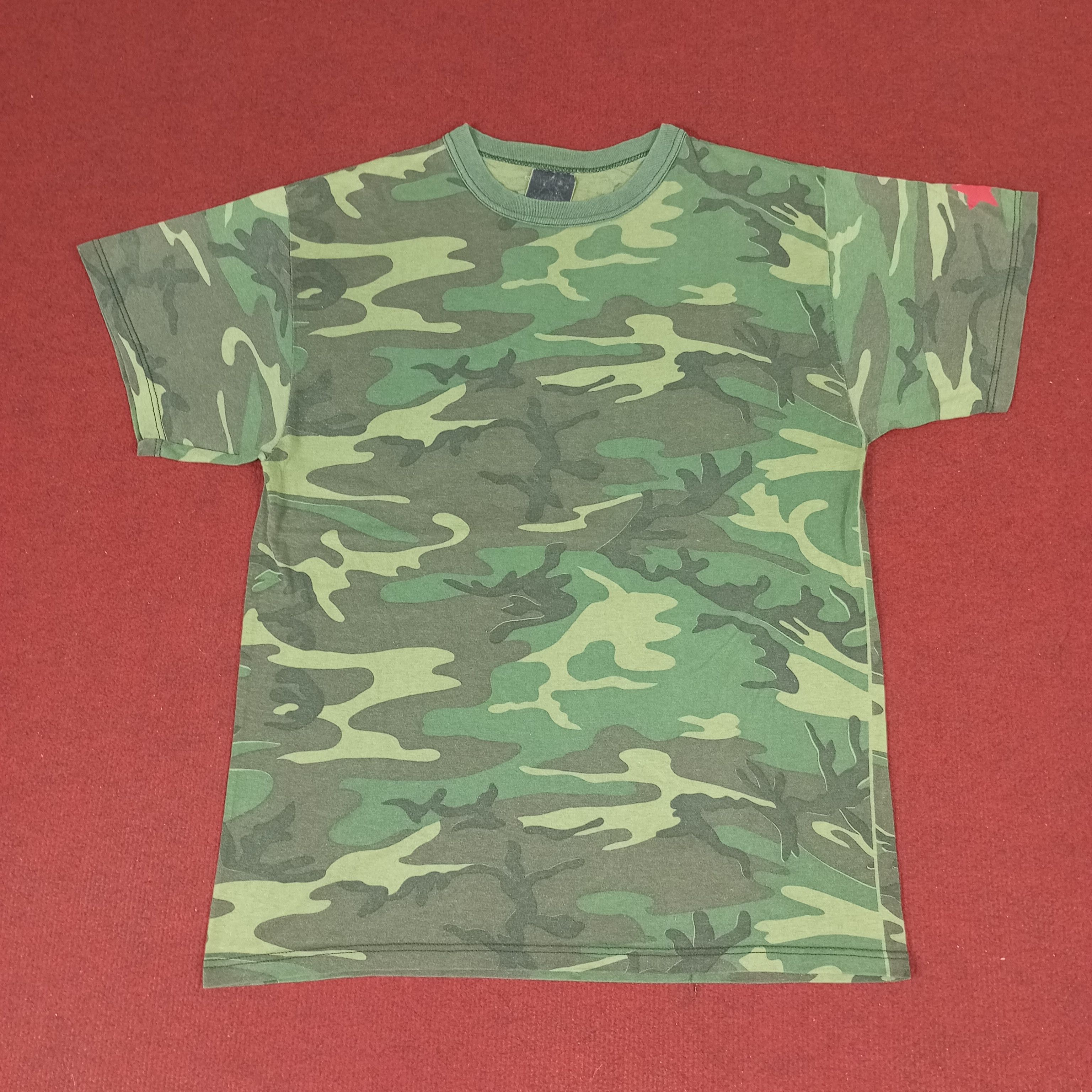 Vintage Military Army Camo Design Vintage Tshirt Size US M / EU 48-50 / 2 - 1 Thumbnail