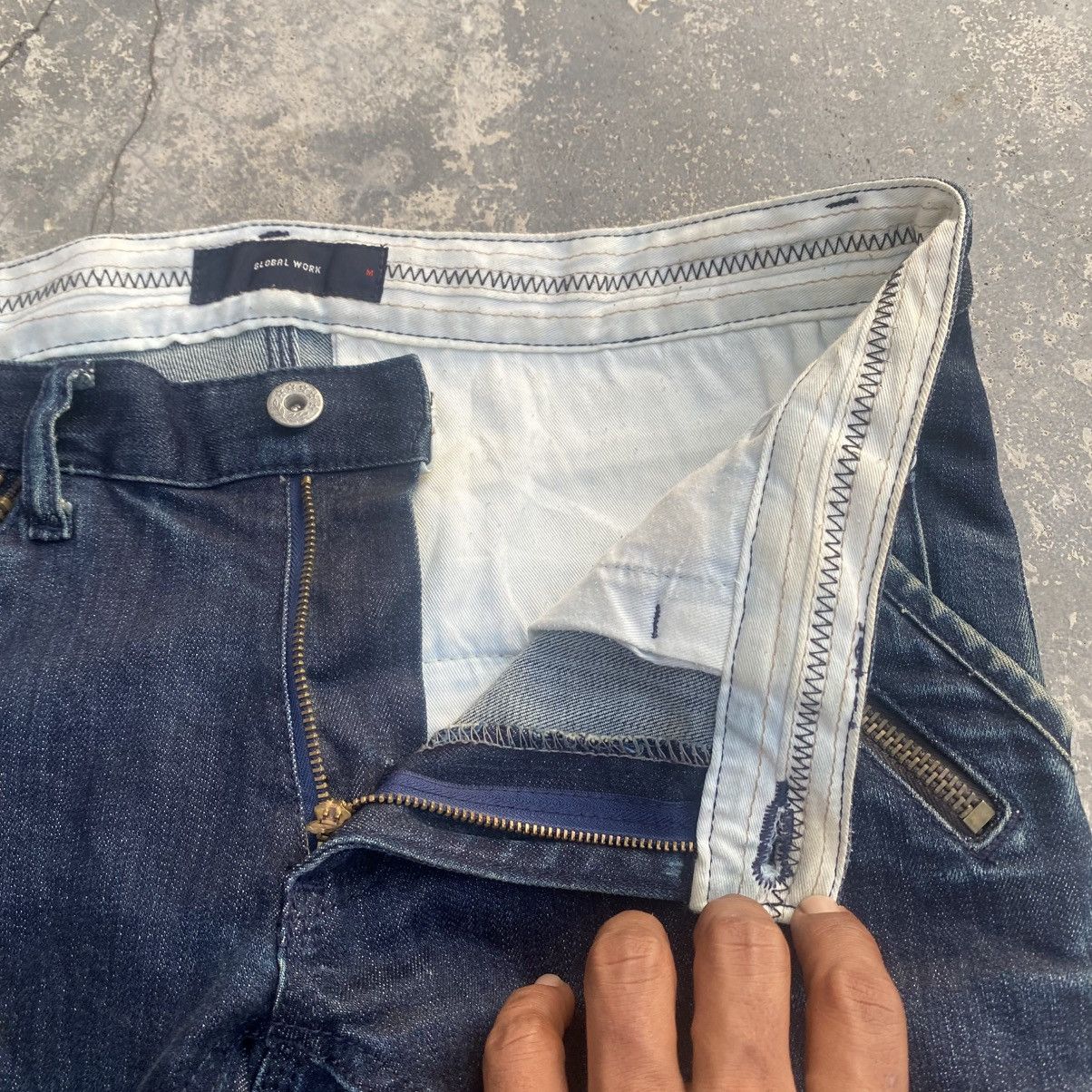 Global Work × Japanese Brand GLOBAL WORK Slim Biker Jeans Size US 33 - 10 Thumbnail