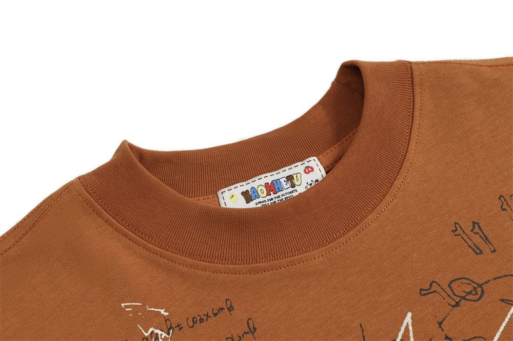 Japanese Brand Loose-Fit Casual Hip-Hop Spaceship Graffiti T-Shirt Size US M / EU 48-50 / 2 - 3 Thumbnail