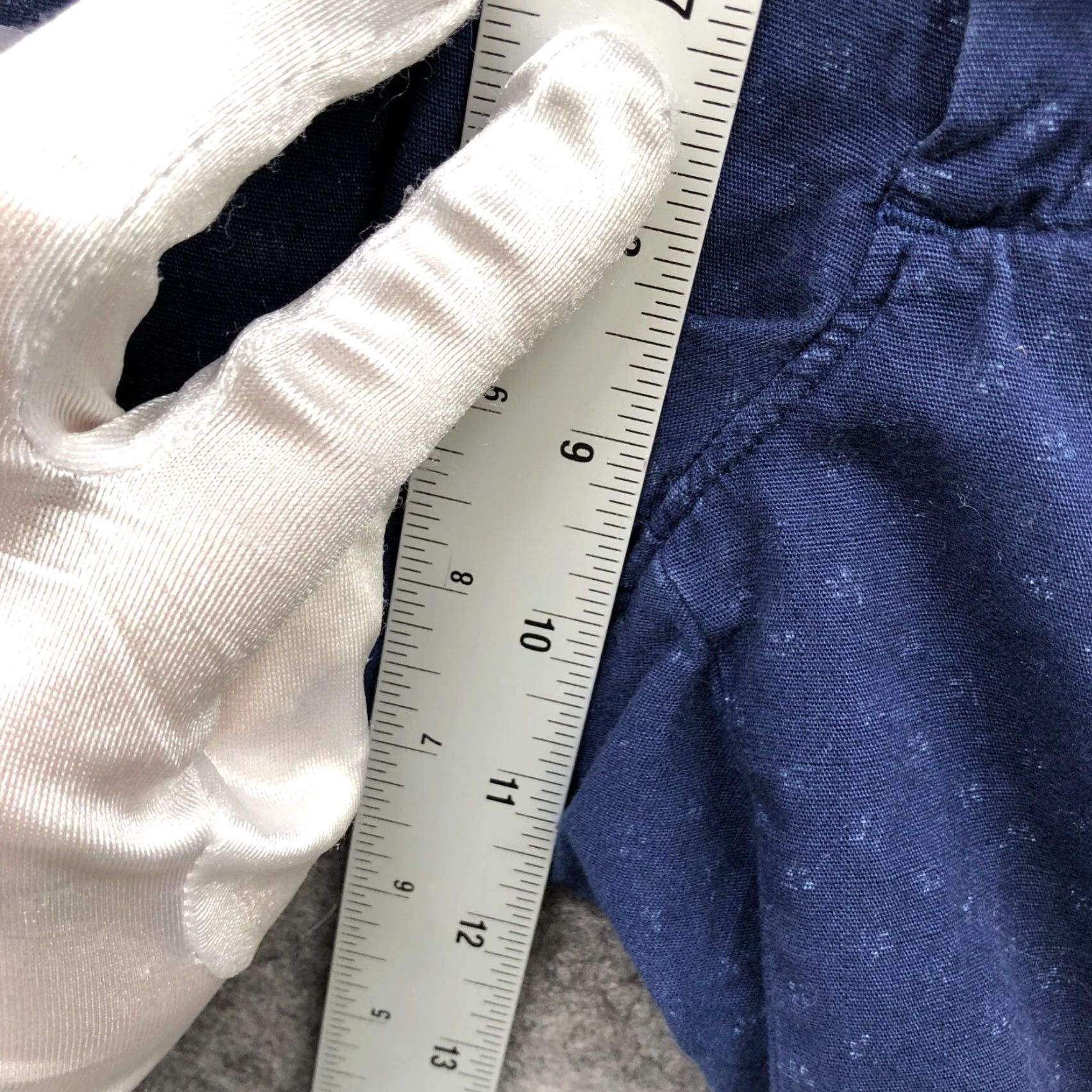 J.Crew VINTAGE J. Crew Stanton Chino Shorts Mens 30 Blue Printed 9'' Lightweight Cotton Shirt Size US 30 / EU 46 - 6 Thumbnail