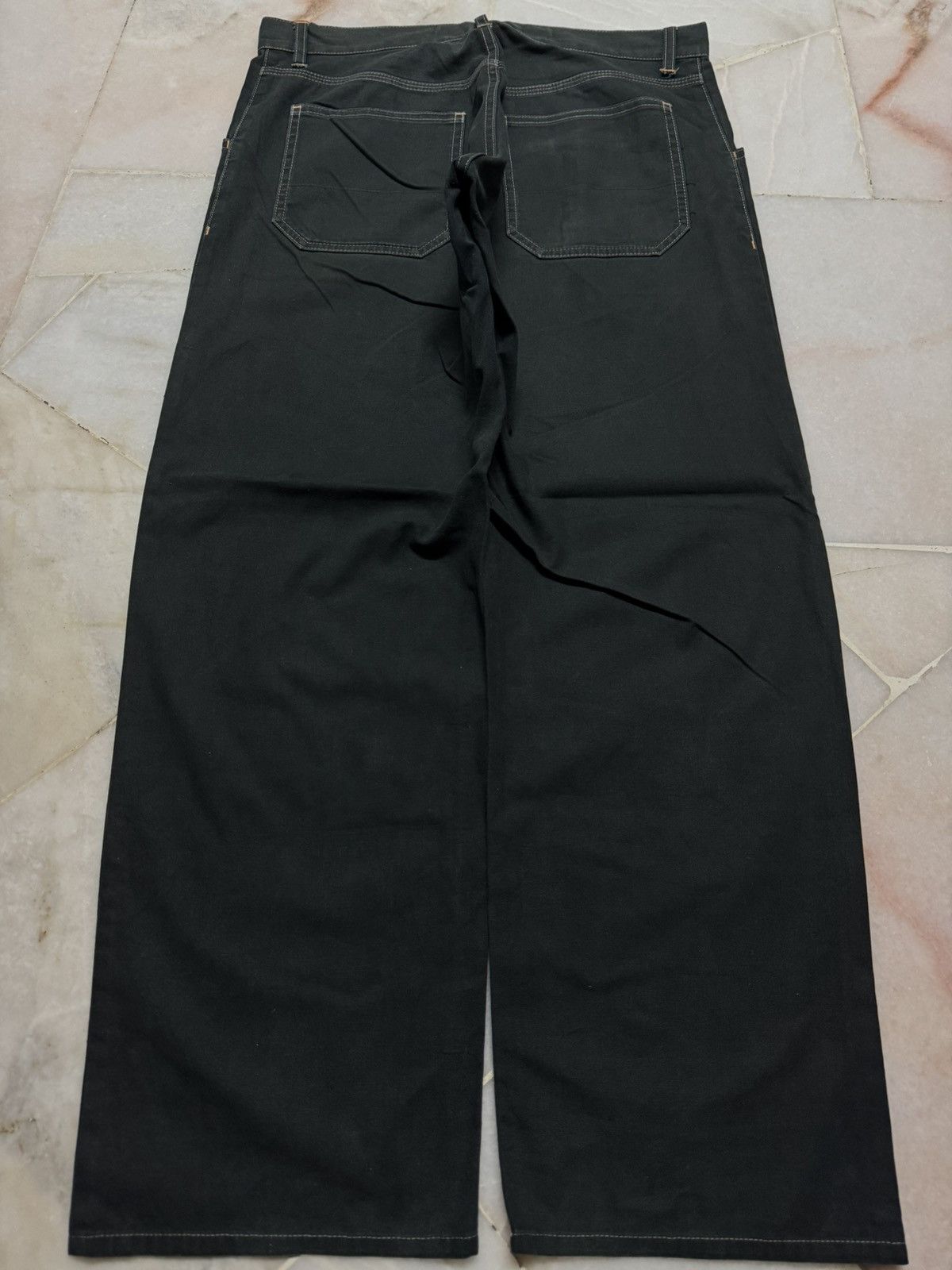 Yohji Yamamoto 💥BAGGY💥YOHJI YAMAMOTO INED HOMME WIDE CASUAL PANTS 90s Size US 29 - 8 Thumbnail