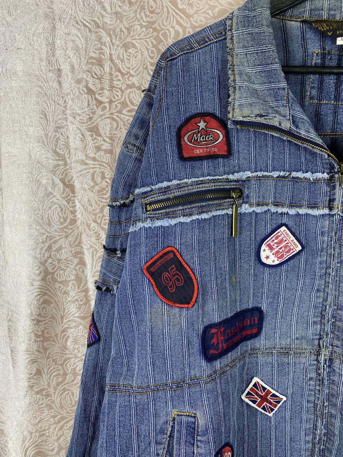 Vintage Vintage Parto Sport Patchwork Denim Jacket Tech Sport Size US XL / EU 56 / 4 - 9 Thumbnail