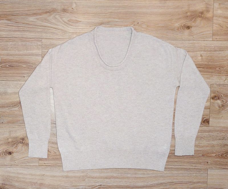 Cos 90% wool 10% cashmere sweater beige luxury soft Size XXL / US 16-18 / IT 52-54 - 1 Thumbnail