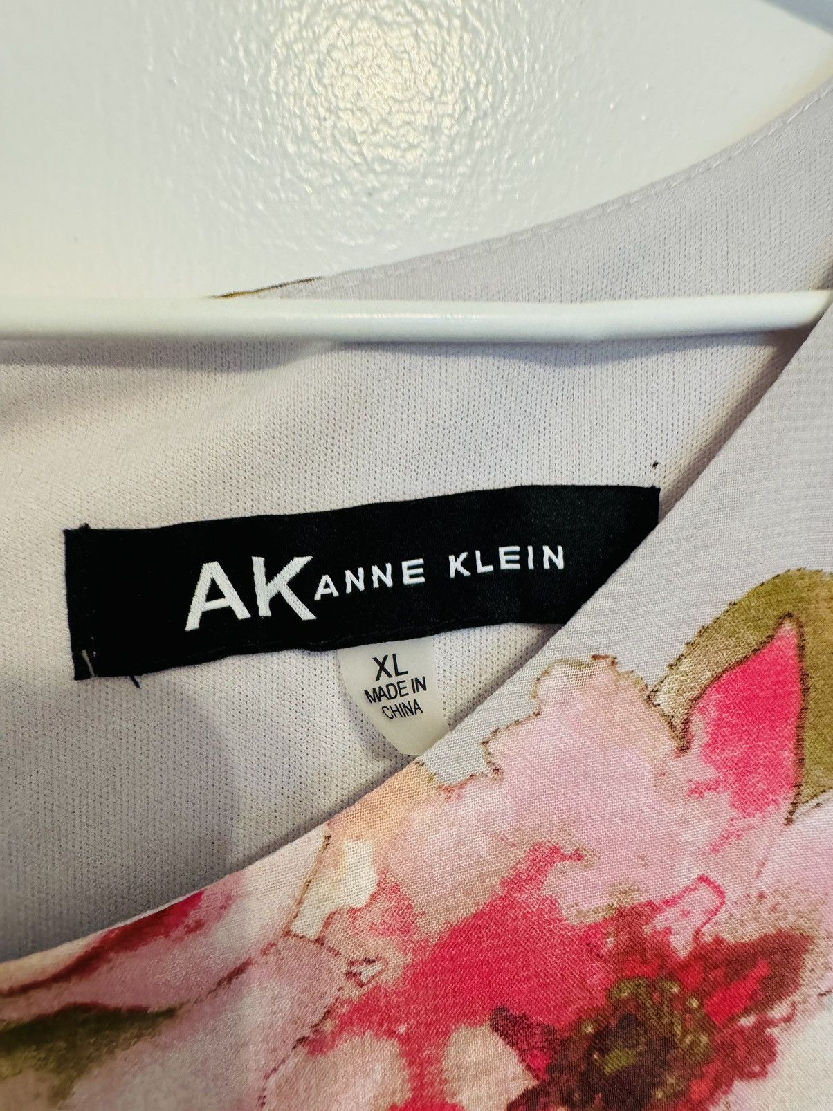 Anne Klein Anne Klein Silver Floral Multi Colored Dress XL Size XL / US 12-14 / IT 48-50 - 7 Thumbnail