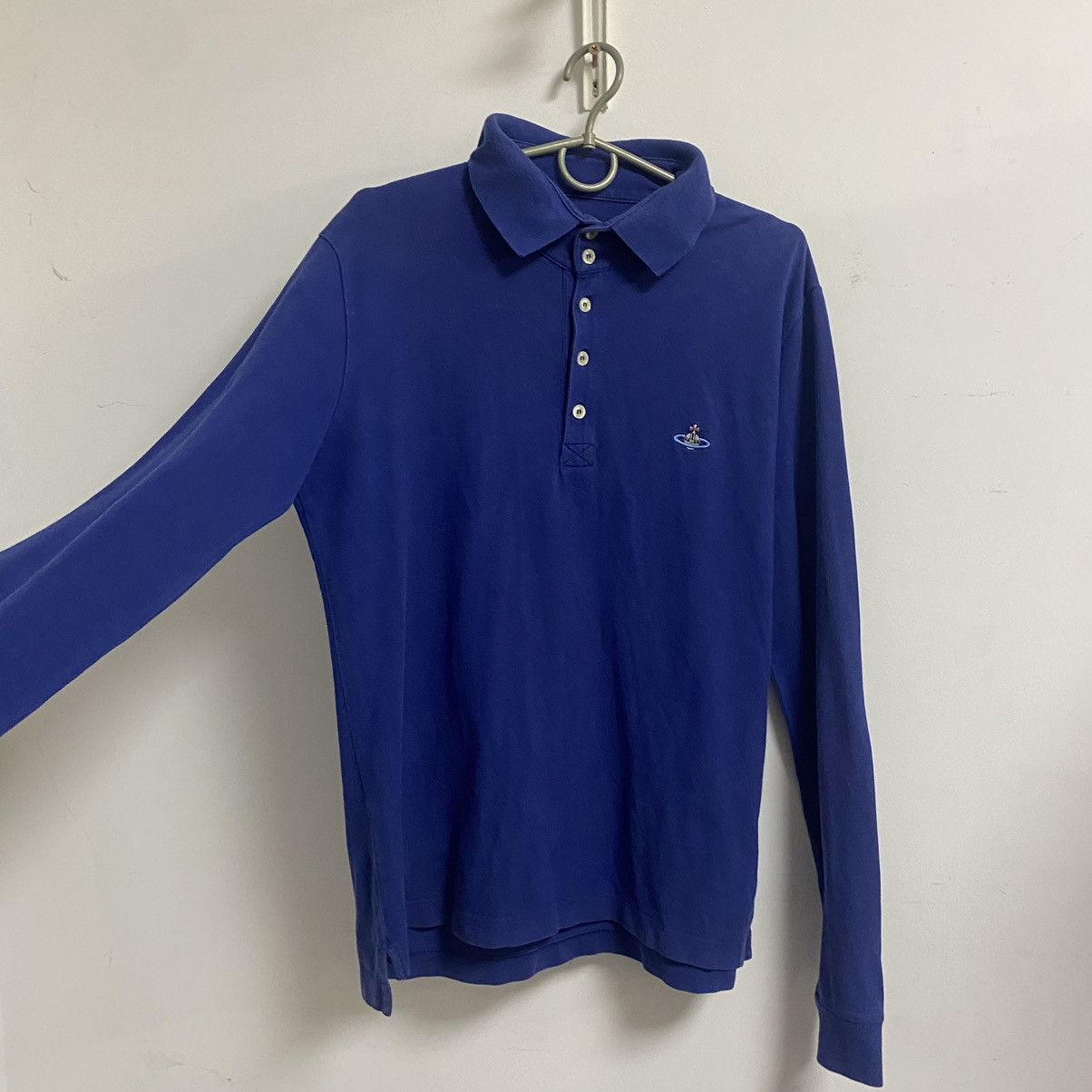 Vivienne Westwood Vivienne Westwood Long Sleeve Polo Size US L / EU 52-54 / 3 - 3 Thumbnail