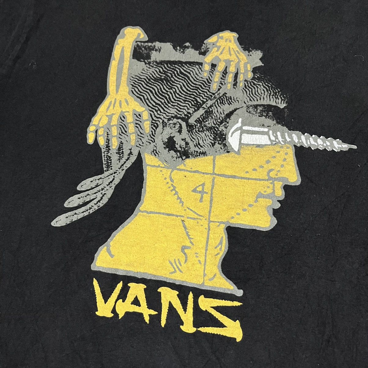 Vans ⚡️STEALS⚡️Vans Backhit Logo Head Drill Design Tee Size US M / EU 48-50 / 2 - 9 Thumbnail