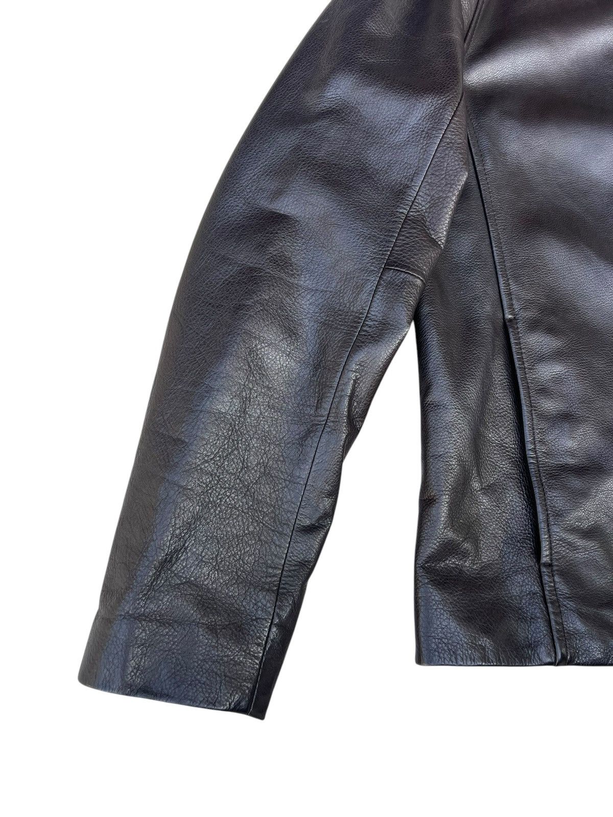 Reiss REISS Knox Cow Leather Jacket Racer Size US XL / EU 56 / 4 - 7 Thumbnail