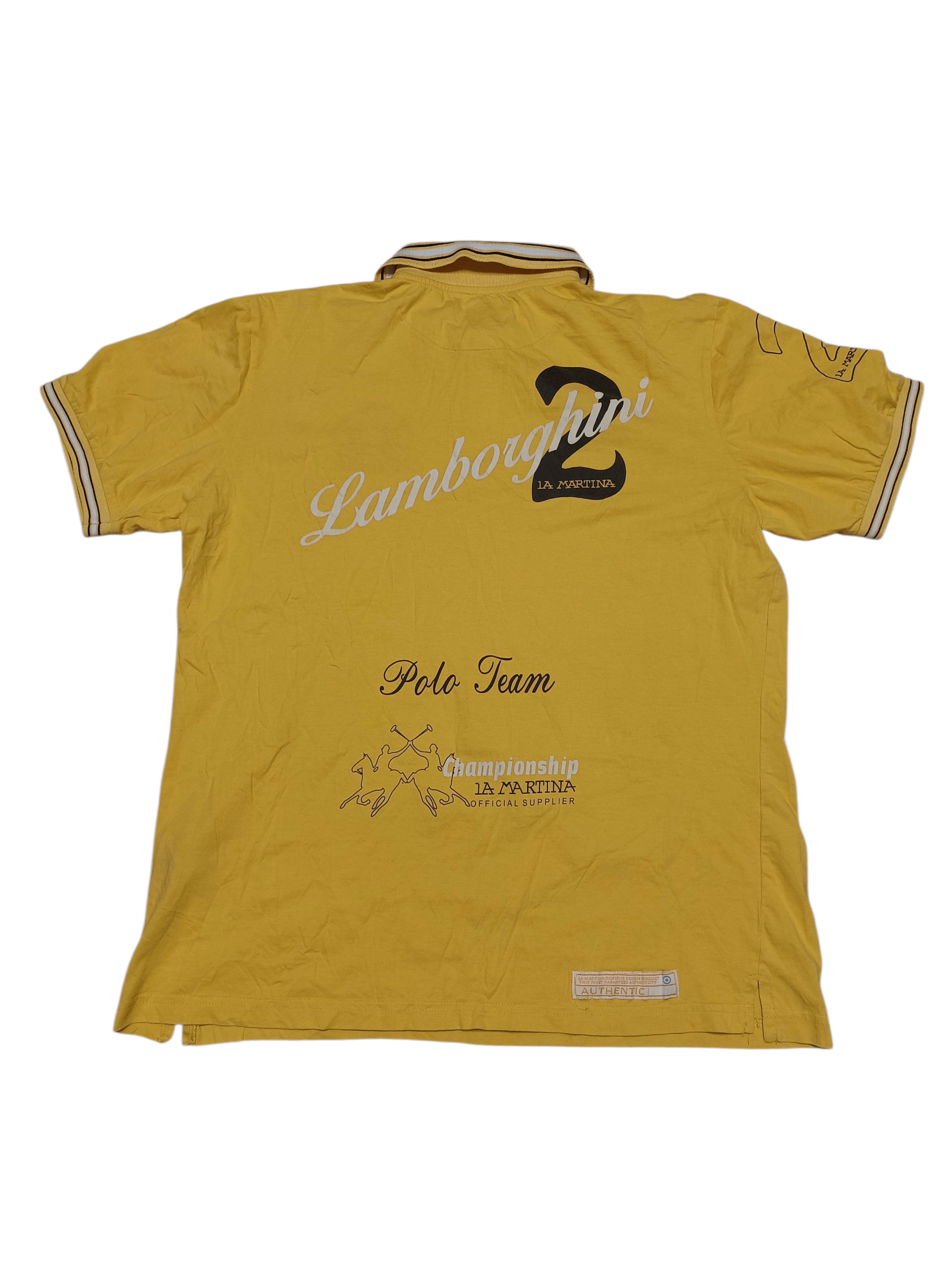 La Martina LA MARTINA LAMVORGHINI RACING VINTAGE XXXL POLO SHIRT Size US XXL / EU 58 / 5 - 3 Thumbnail