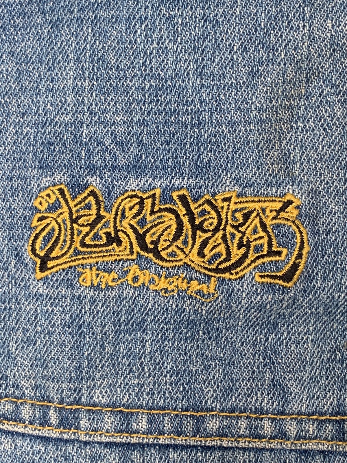 Japanese Brand Vtg PUREPLAYAZ Jeans Baggy Carpenter Like Jnco Hip Hop Pant Size US 31 - 19 Thumbnail