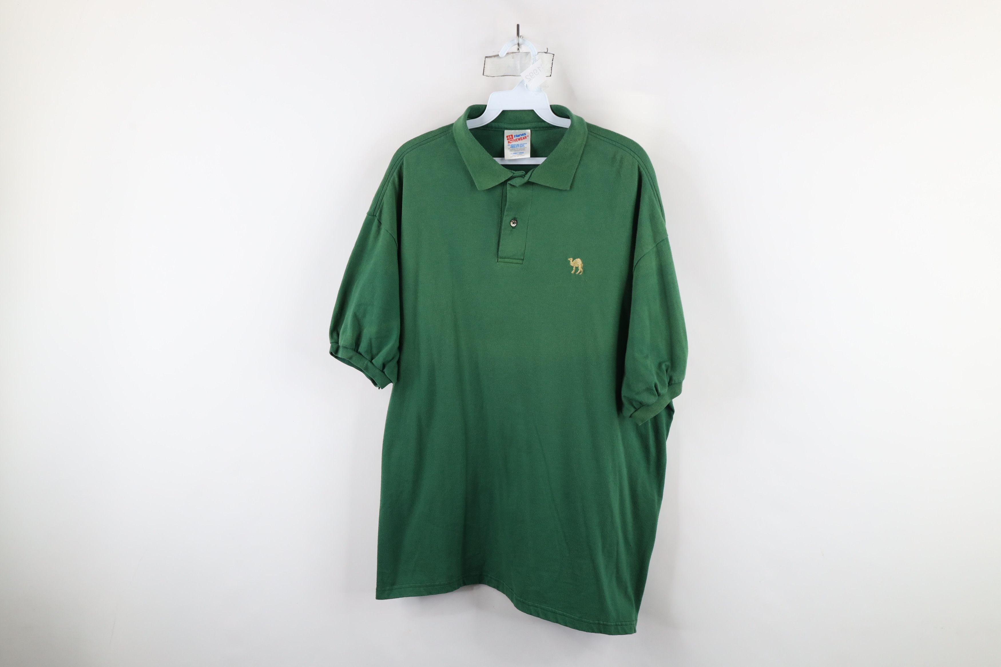 Vintage Vintage 90s Streetwear Camel Cigarettes Collared Polo Shirt Size US XL / EU 56 / 4 - 1 Thumbnail