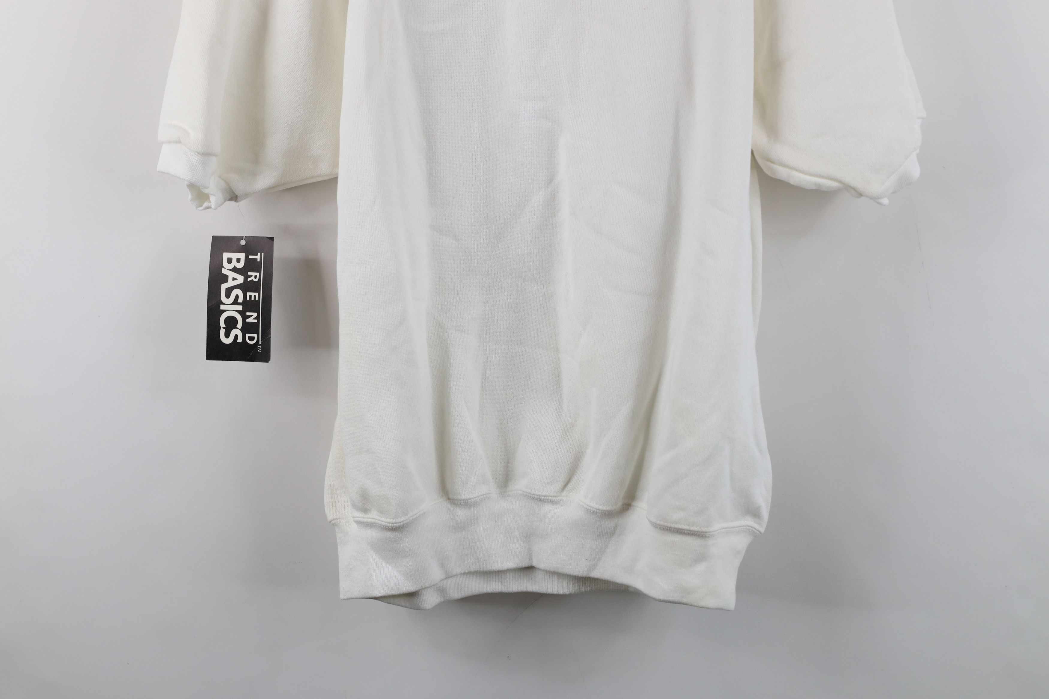 Vintage Deadstock Vintage 90s Streetwear Short Sleeve Sweatshirt USA Size US L / EU 52-54 / 3 - 13 Thumbnail
