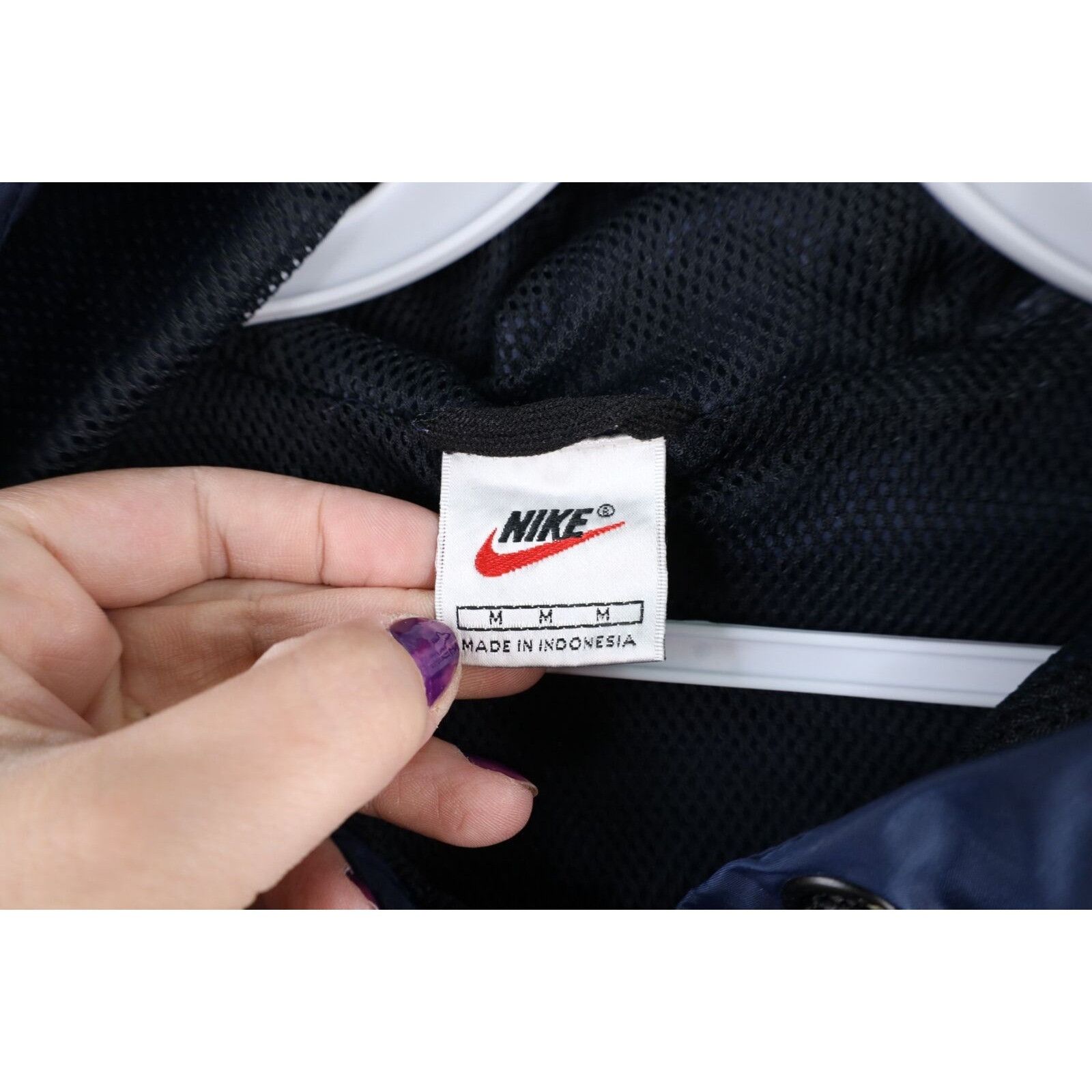 Nike × Vintage Vintage 90s Nike Travis Scott Mini Swoosh Anorak Jacket Size US M / EU 48-50 / 2 - 6 Thumbnail