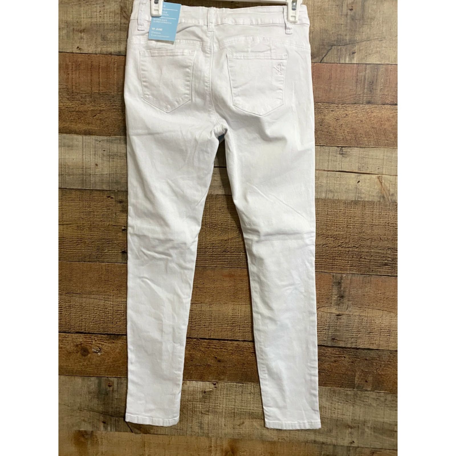 Vintage VINTAGE VIP Jeans WOMEN'S Super Stretch COLLECTION EXTRA SOFT Jeans 5/6 White Mid Rise Zipper Fly Button Closure Womens Size 27" / US 4 / IT 40 - 4 Thumbnail