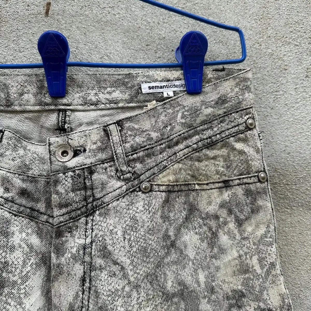 Seditionaries FLARES‼️SEMATIC DESIGN JEAN SNAKE SKIN TROUSERS BOOTCUT PANT Size US 30 / EU 46 - 6 Thumbnail