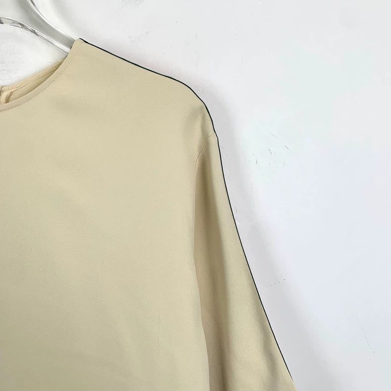 Gucci GucciBeige side striped webbing round-neck short-sleeved dr Size XS / US 0-2 / IT 36-38 - 3 Thumbnail