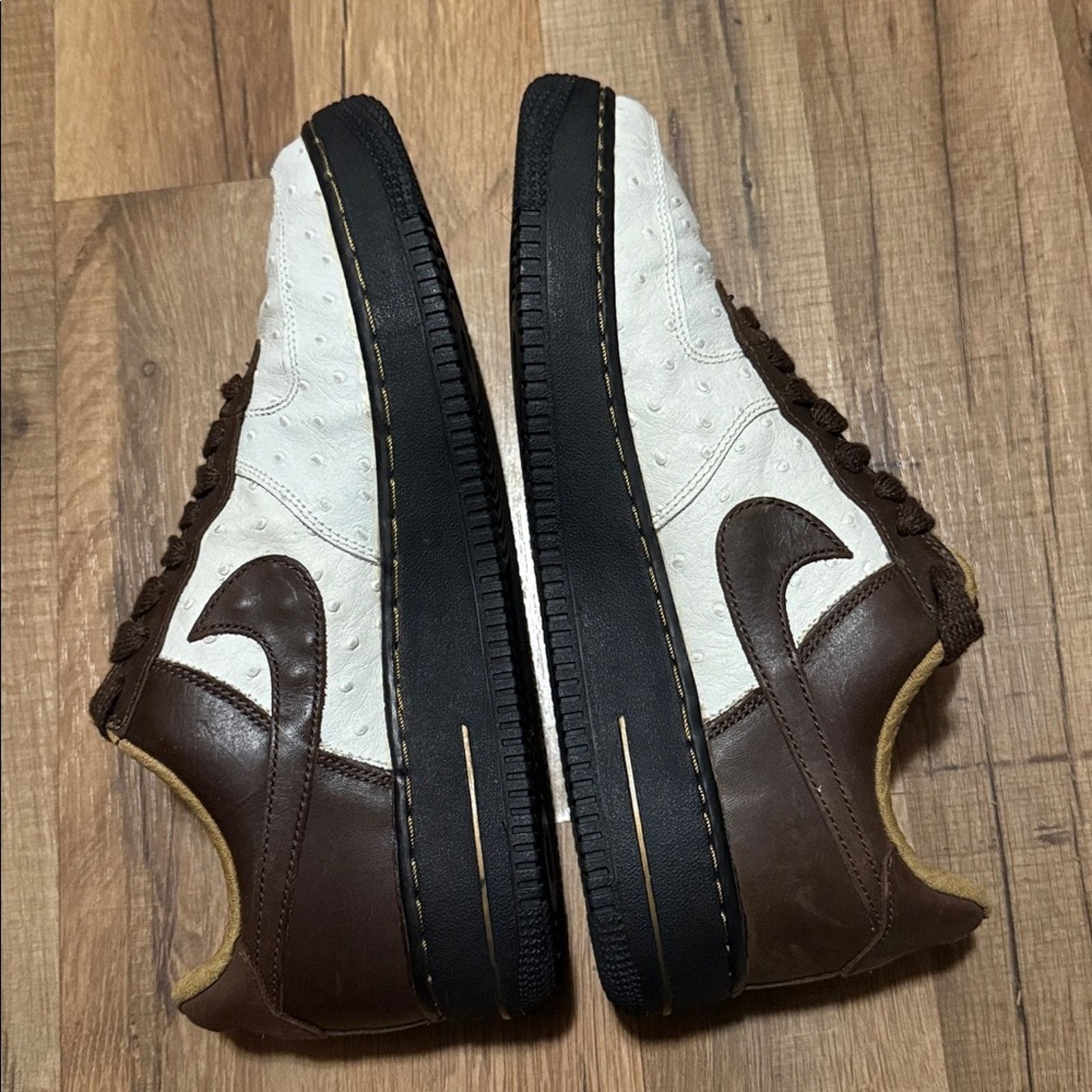 Nike 2006 Nike Air Force 1 Premium Boxing Champ Baroque Brown Size US 9.5 / EU 42-43 - 5 Thumbnail