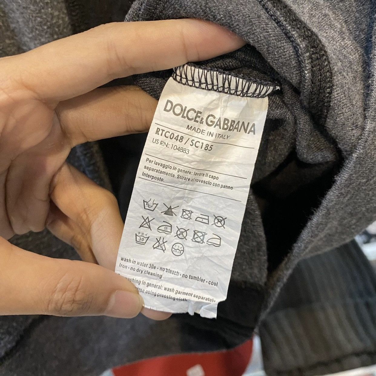 Dolce & Gabbana D&G Dolce Gabbana Gym Collection Mens Zip Up Cotton Jacket Size US M / EU 48-50 / 2 - 11 Thumbnail