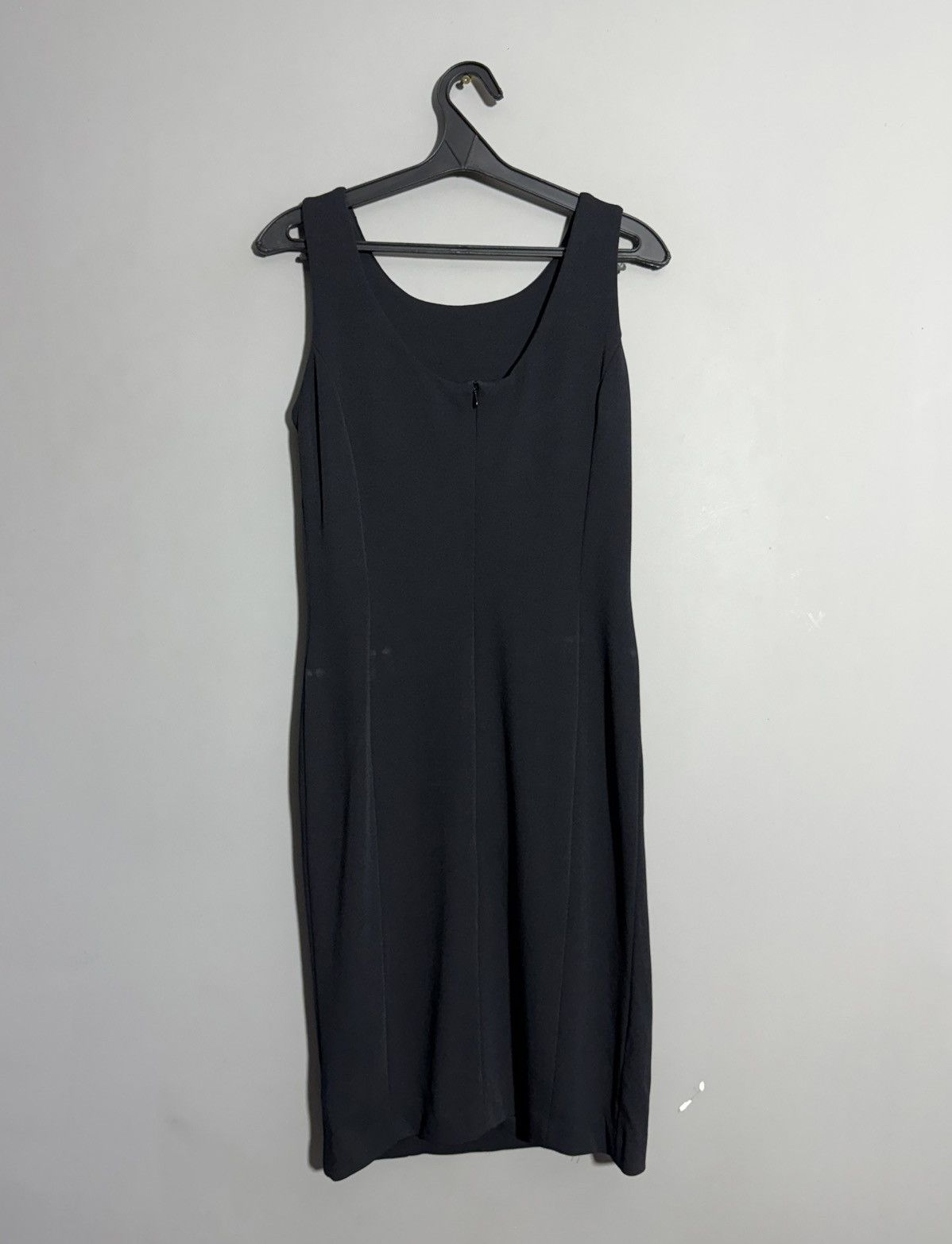 Escada Vintage Escada Black Midi Dress Size M / US 6-8 / IT 42-44 - 5 Thumbnail