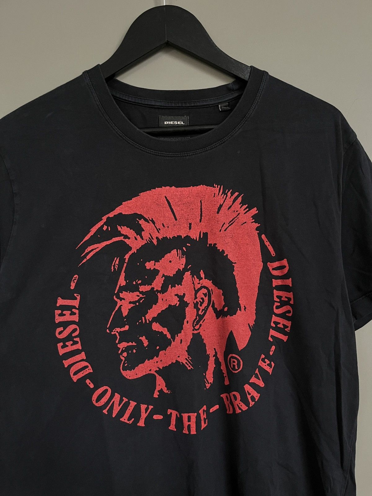 Diesel Diesel Punk Mohawk Iconic Logo T-shirt Size US XL / EU 56 / 4 - 2 Thumbnail