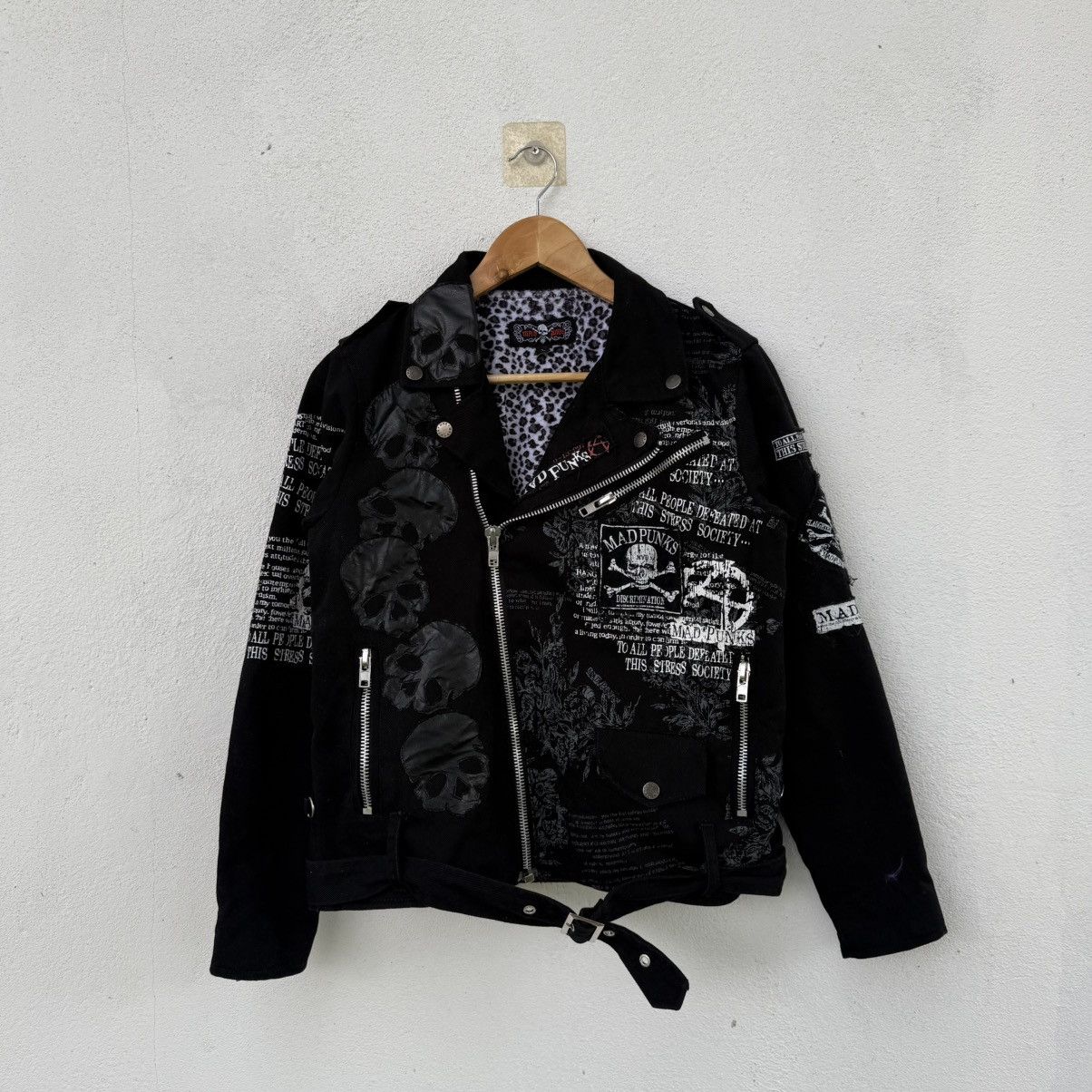 Seditionaries Mad Punk Gothic Skull Cross Bondage y2k Jacket Size US L / EU 52-54 / 3 - 1 Thumbnail