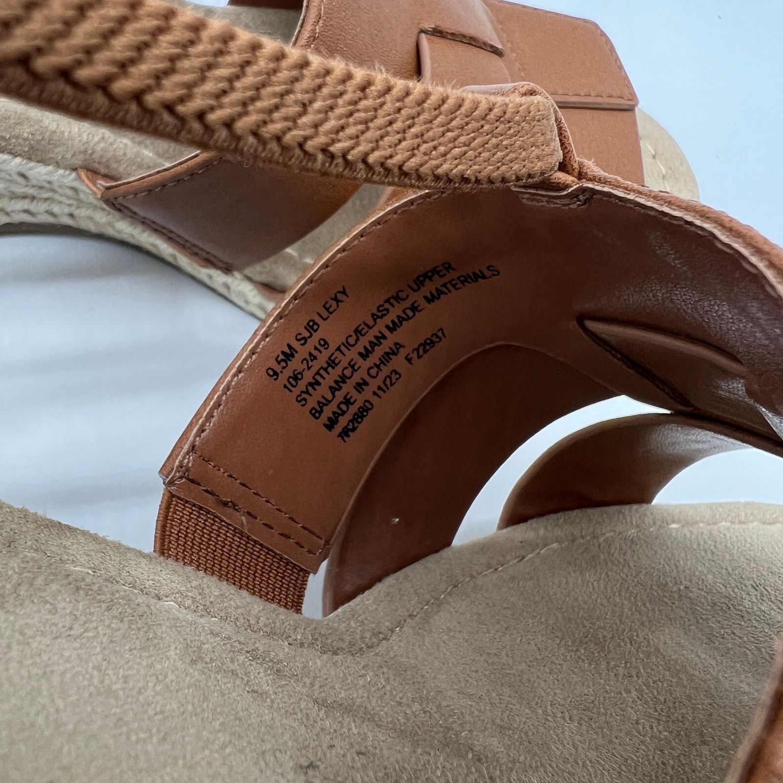 Other St. John's Bay Lexy Womens Sandals Cognac Brown Size 9.5M Size US 9.5 / IT 39.5 - 9 Thumbnail