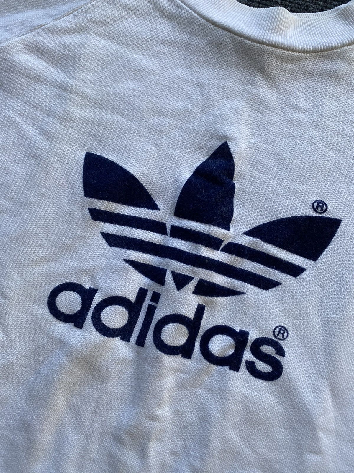 Adidas 🔥1970s Adidas west germany white women m sweatshirt Size M / US 6-8 / IT 42-44 - 2 Thumbnail